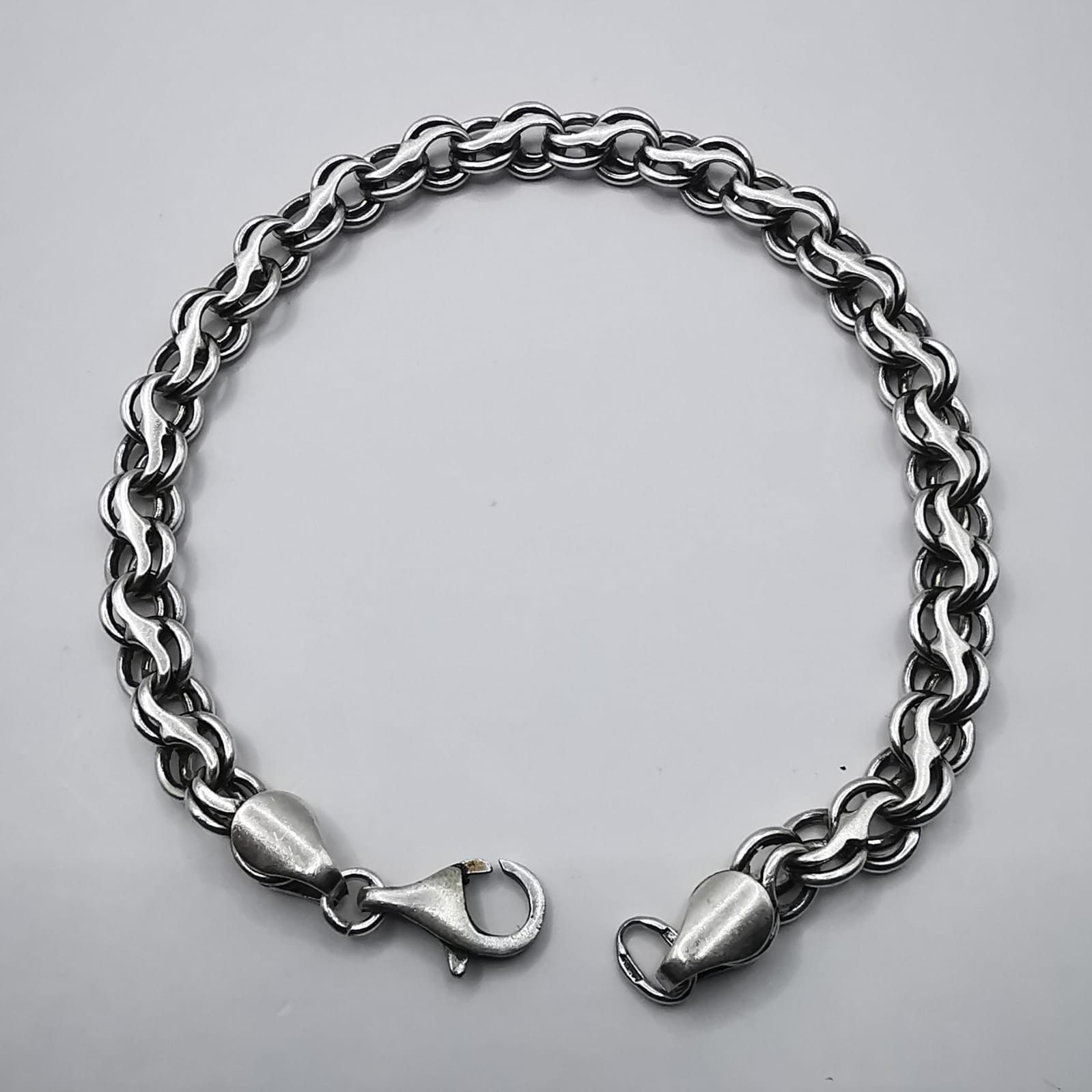 Sterling Silver Vintage Bracelet Jewelry, 925 Sterling Silver 12,89g Size ONE SIZE - 1 Thumbnail