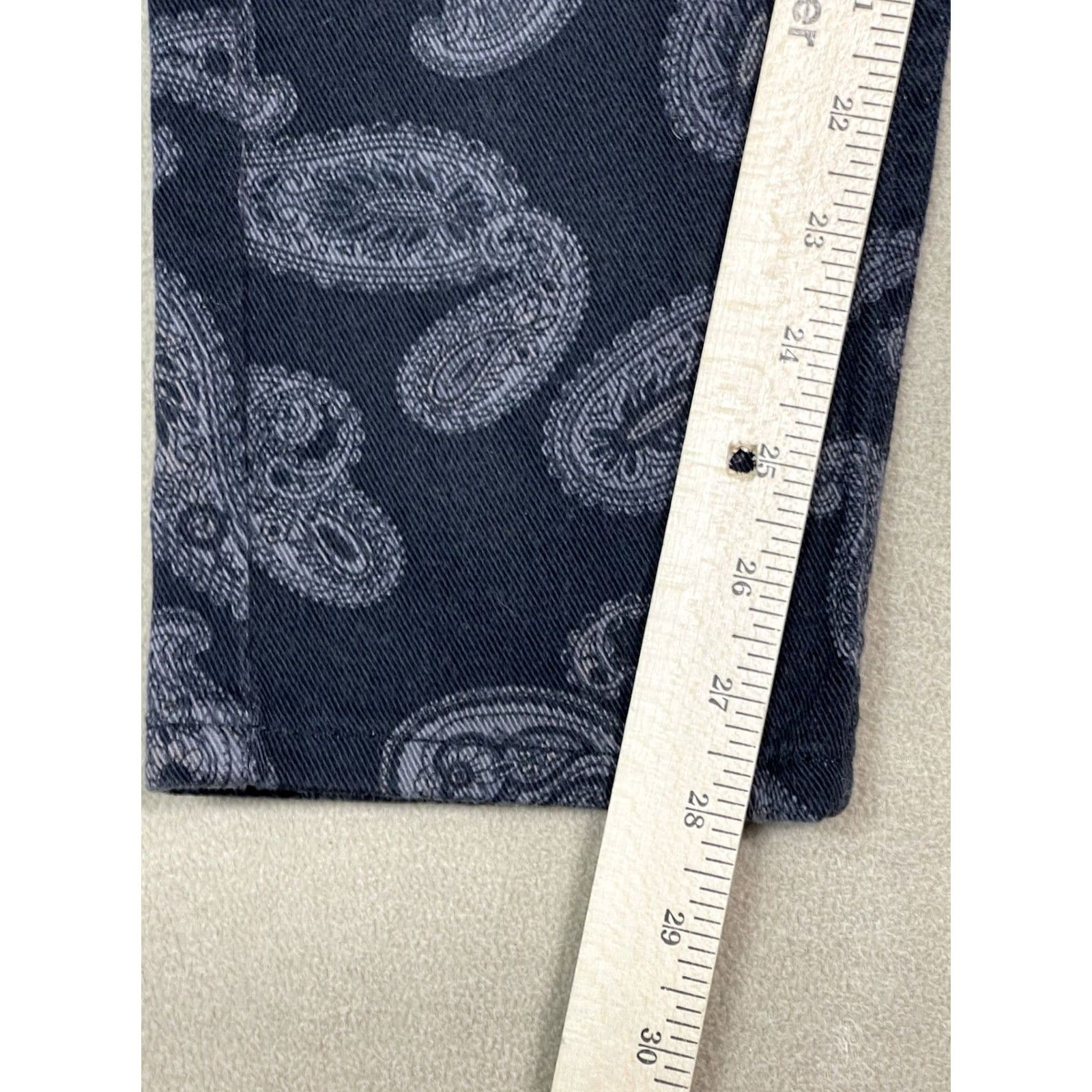 Levi's Levis Jeans Mens 29x30 Black 512 Paisley Denim Casual Denim Tapered Adult Regular Mens Jeans 90s Theme Size US 29 - 6 Thumbnail