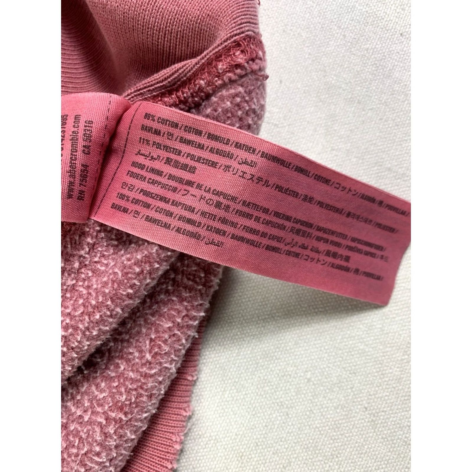 Abercrombie & Fitch Abercrombie Fitch Graphic Hoodie Mens XL Red Moose Limited Collection Pullover Size US XL / EU 56 / 4 - 5 Thumbnail