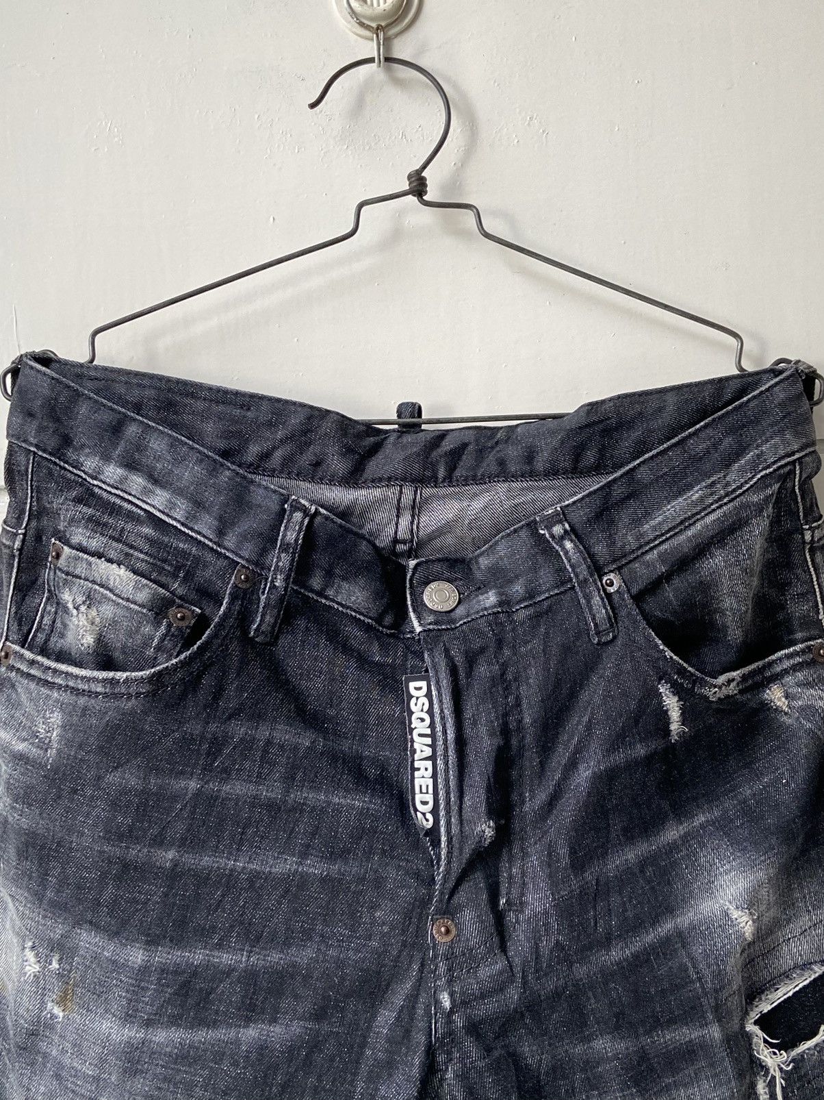 Dsquared2 DSQUARED2 Black Denim Pants Size US 30 / EU 46 - 14 Thumbnail