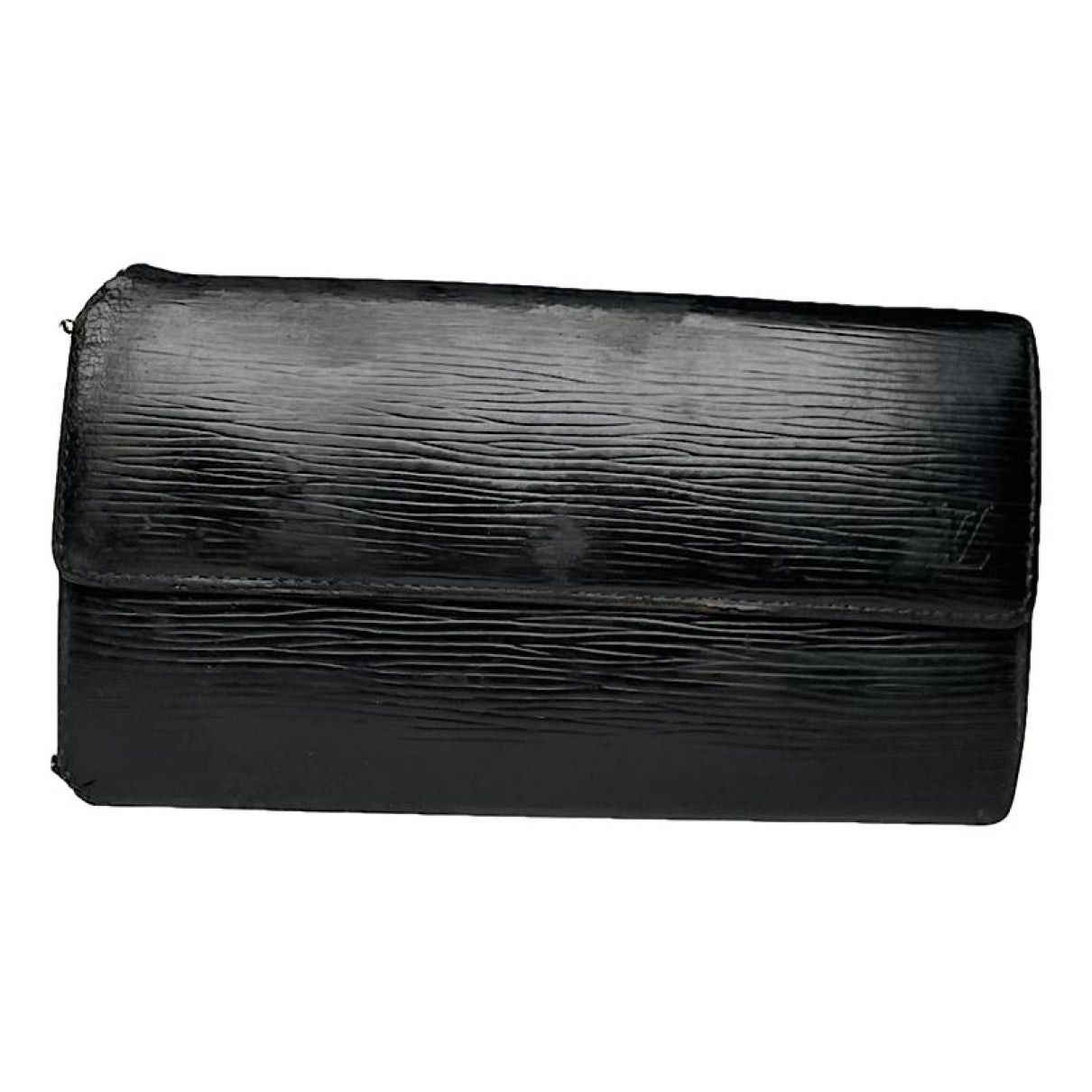 Louise Black Leather Wallet