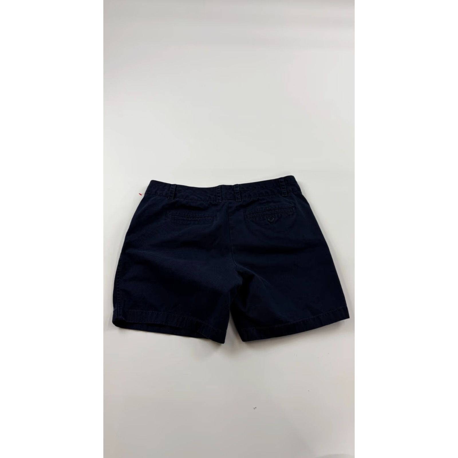 J.Crew J.Crew Chino Shorts Womens 8 Blue Dark Wash Mid Rise Slash Pockets Casual Summer Size 30" / US 8 / IT 44 - 2 Thumbnail