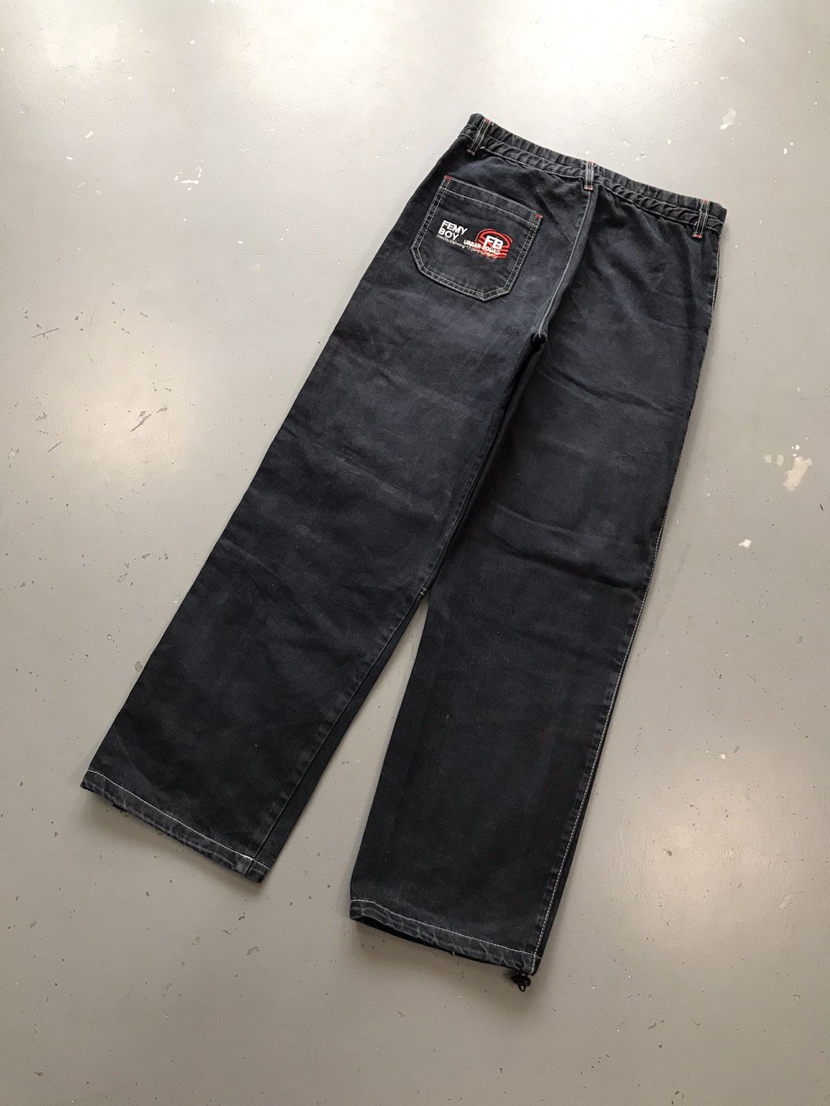 Vintage Vintage faded Femy boy urban squad crazy boy cargo denim Size US 30 / EU 46 - 8 Thumbnail