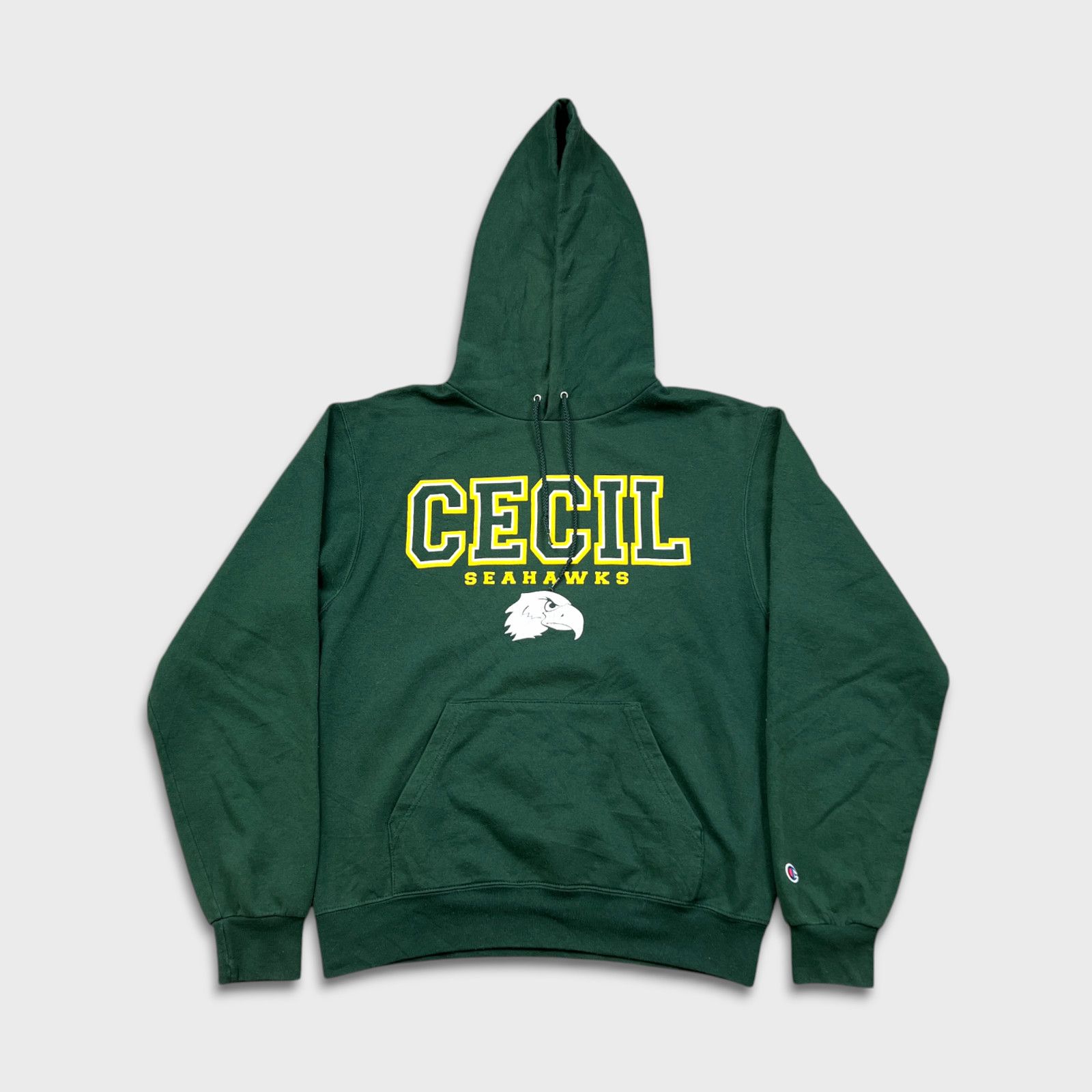 Champion × NCAA × Vintage Vintage Champion Cecil Seahawks Hoodie Small Eco Fleece 90s Size US S / EU 44-46 / 1 - 1 Thumbnail