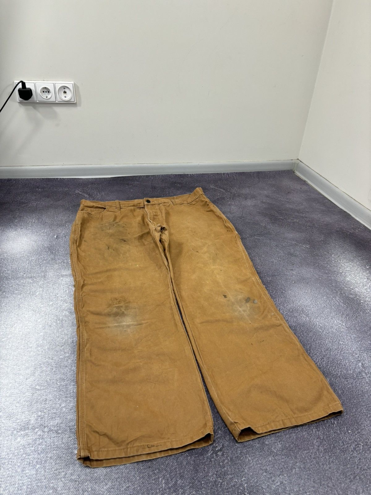 Dickies Vintage Dickies USA Orange Skate Hype Baggy Carpenter Pants Size US 38 / EU 54 - 9 Thumbnail