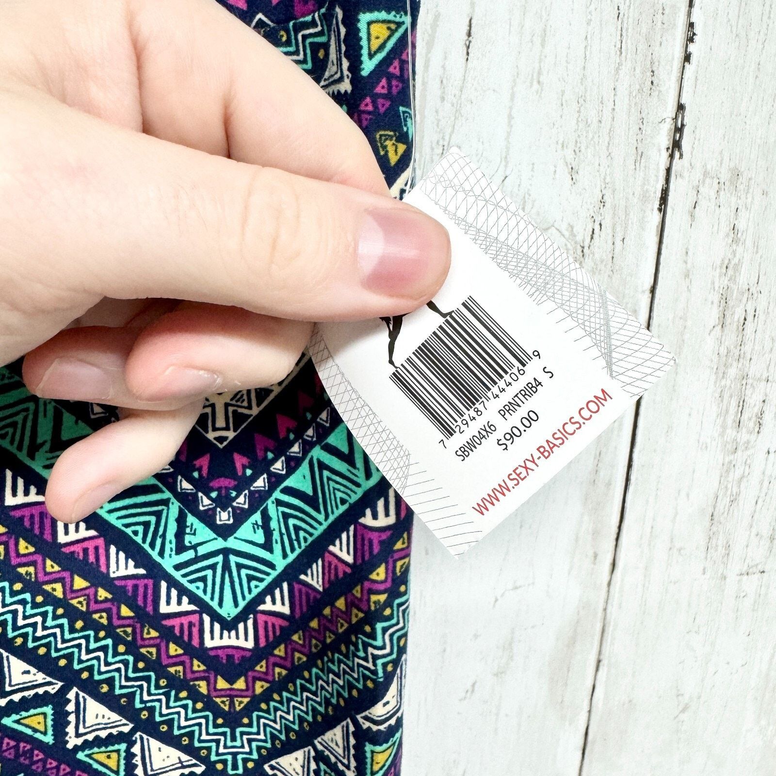 Other Sexy Basics 24/7 Anywear Pants Size Small Aztec Leggings NWT Size 27" / US 4 / IT 40 - 4 Thumbnail