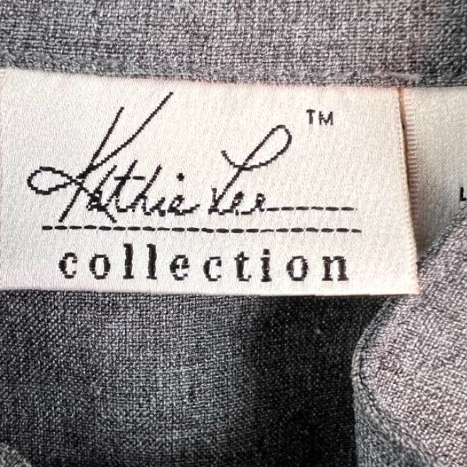 Lee Kathie Lee Vest Womens Size S Gray Full Zipper Pockets Light Weight Jacket Size S / US 4 / IT 40 - 4 Thumbnail