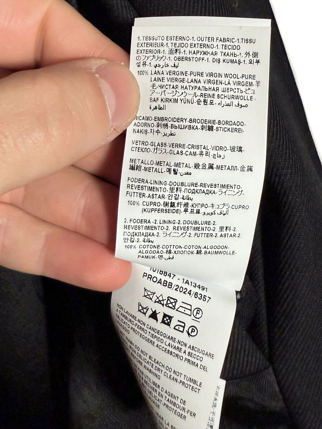 Versace Versace Crystal Ciello Stellato Black Cavallery Jacket Size US S / EU 44-46 / 1 - 12 Thumbnail