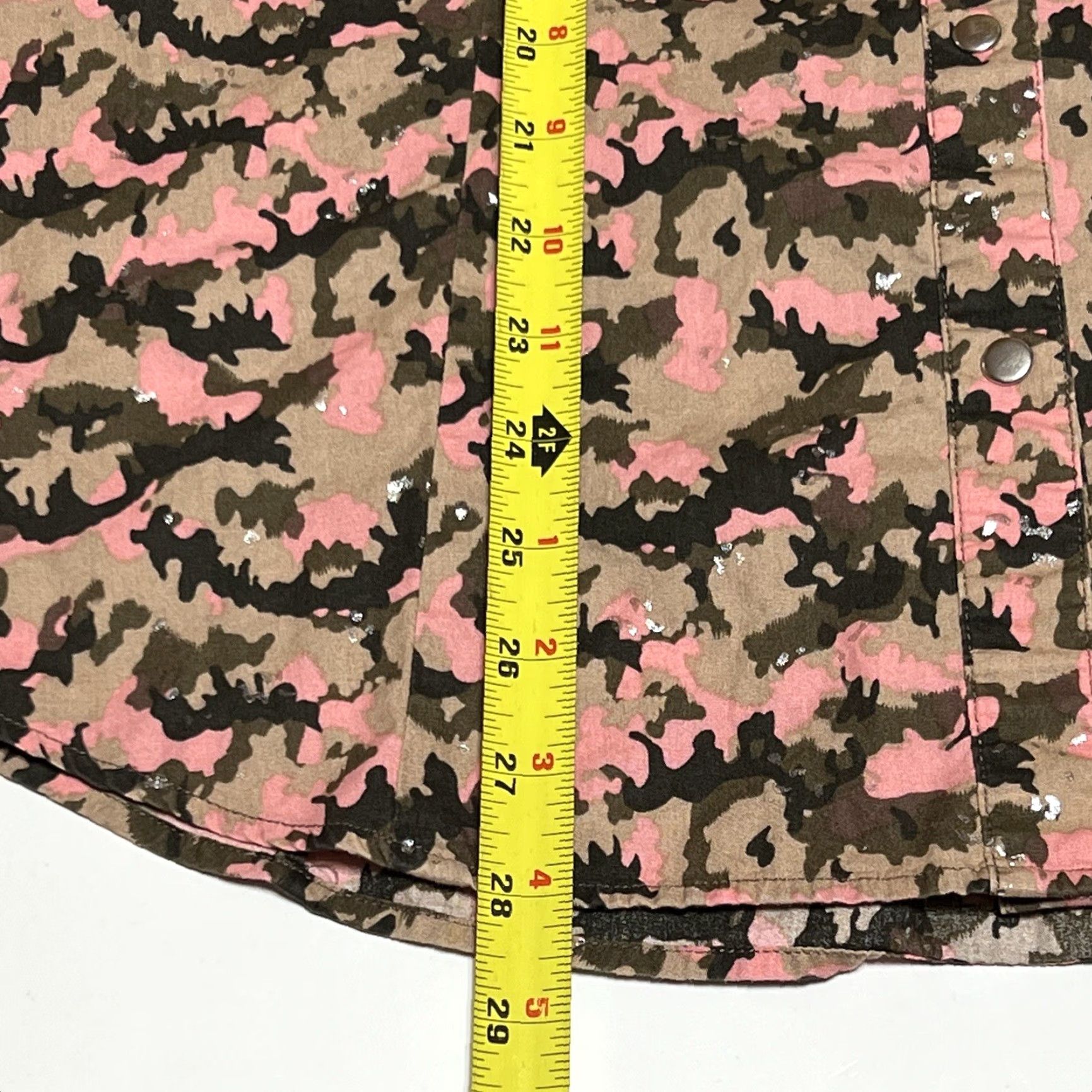 Roper Roper Long Sleeve Pearl Snap Western Shirt Juniors XL Women Pink Camo Silver Multicolor Pearl Snap Western Shirt Size XL / US 12-14 / IT 48-50 - 5 Thumbnail