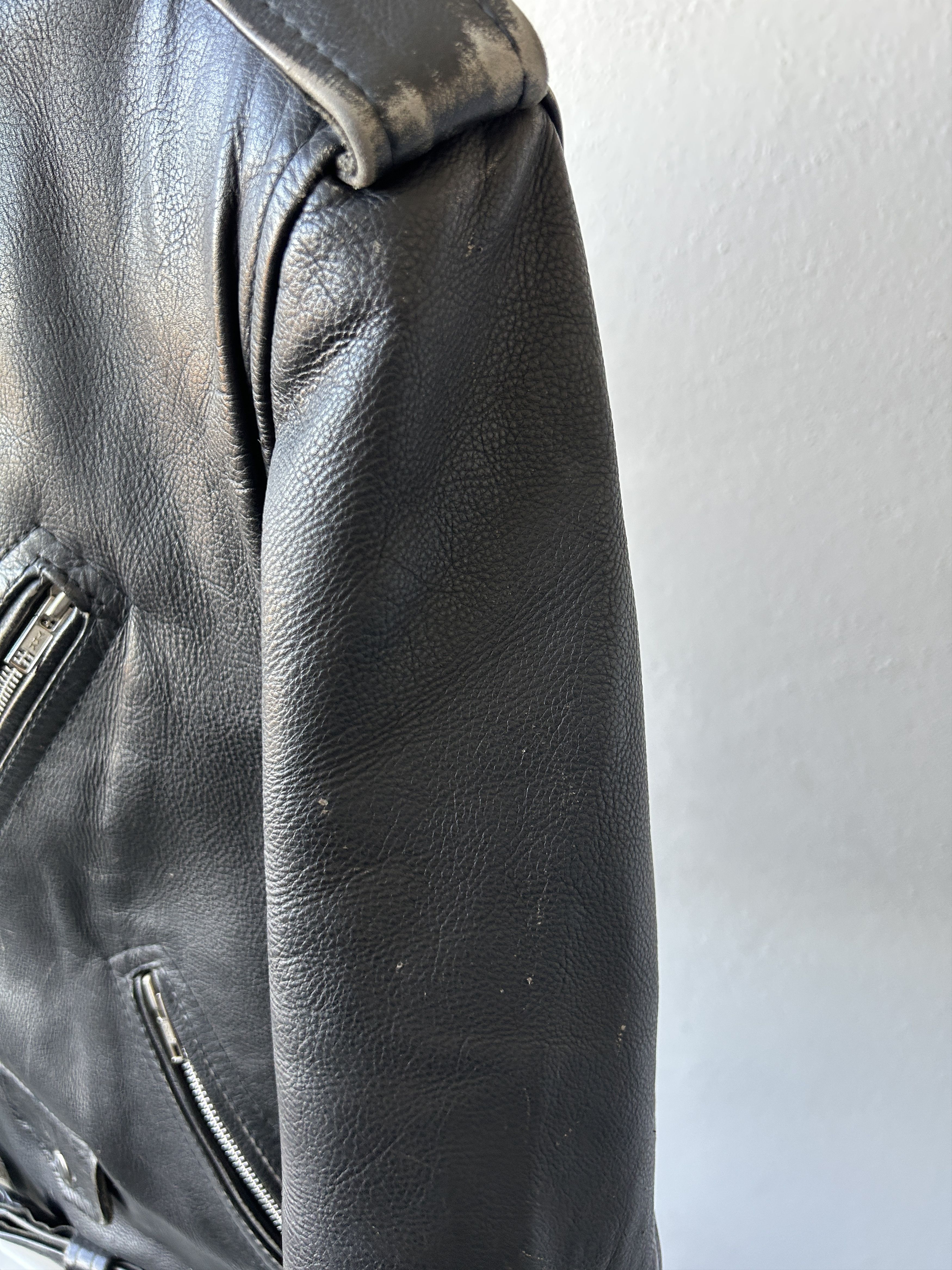 Vintage Vintage ramones biker leather jacket Size US M / EU 48-50 / 2 - 16 Thumbnail