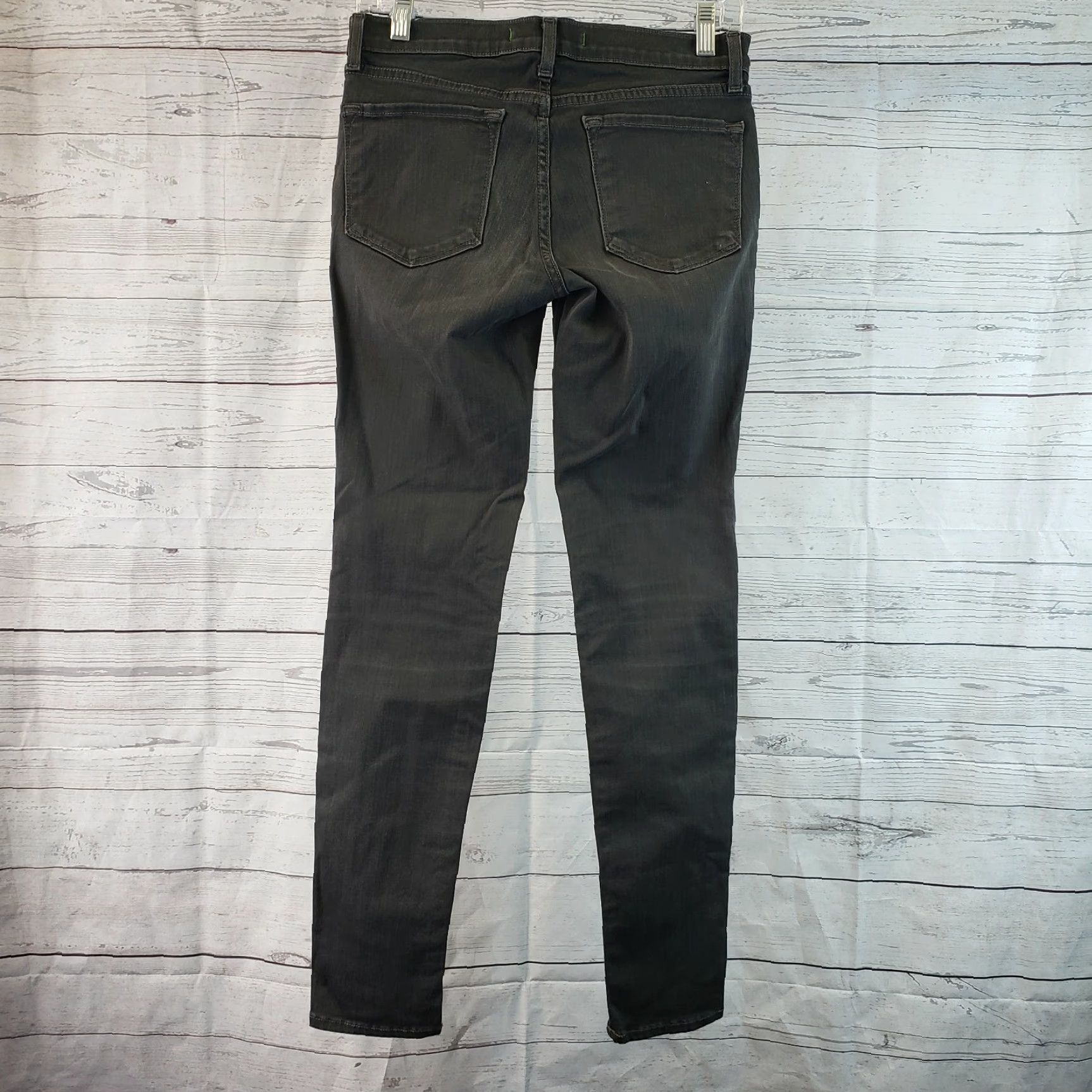 J Brand J Brand Womens Skinny Jeans Sz 27 Gray Dark Low Rise Denim 98% Cotton 2% Elastane Womens Jeans Skinny Leg 27 Gray Dark Size 27" / US 4 / IT 40 - 3 Thumbnail