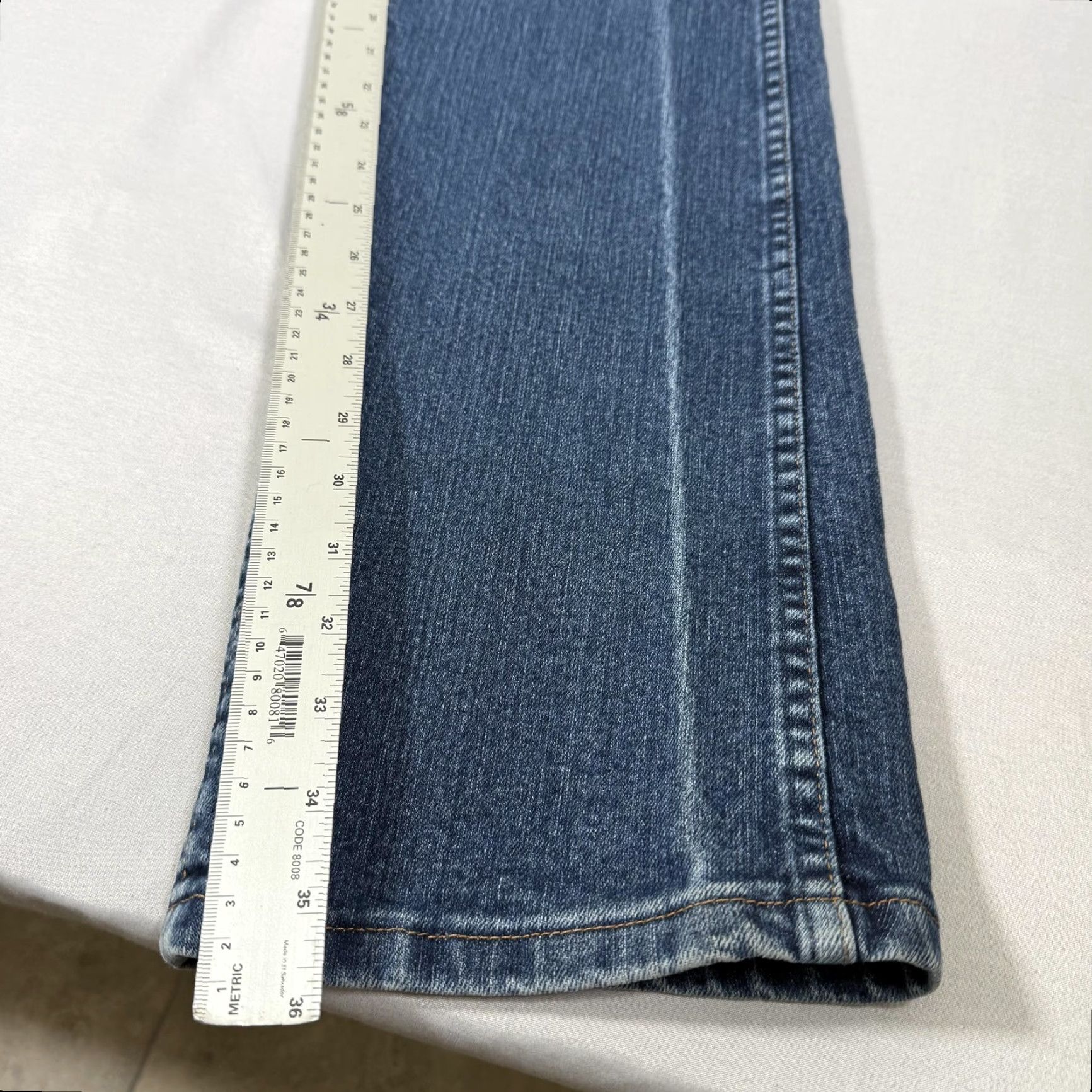 Wrangler Wrangler Jeans Men 32x36 Blue Premium Performance 36 Slim Fit Denim Pants Cowboy Size US 32 / EU 48 - 4 Thumbnail