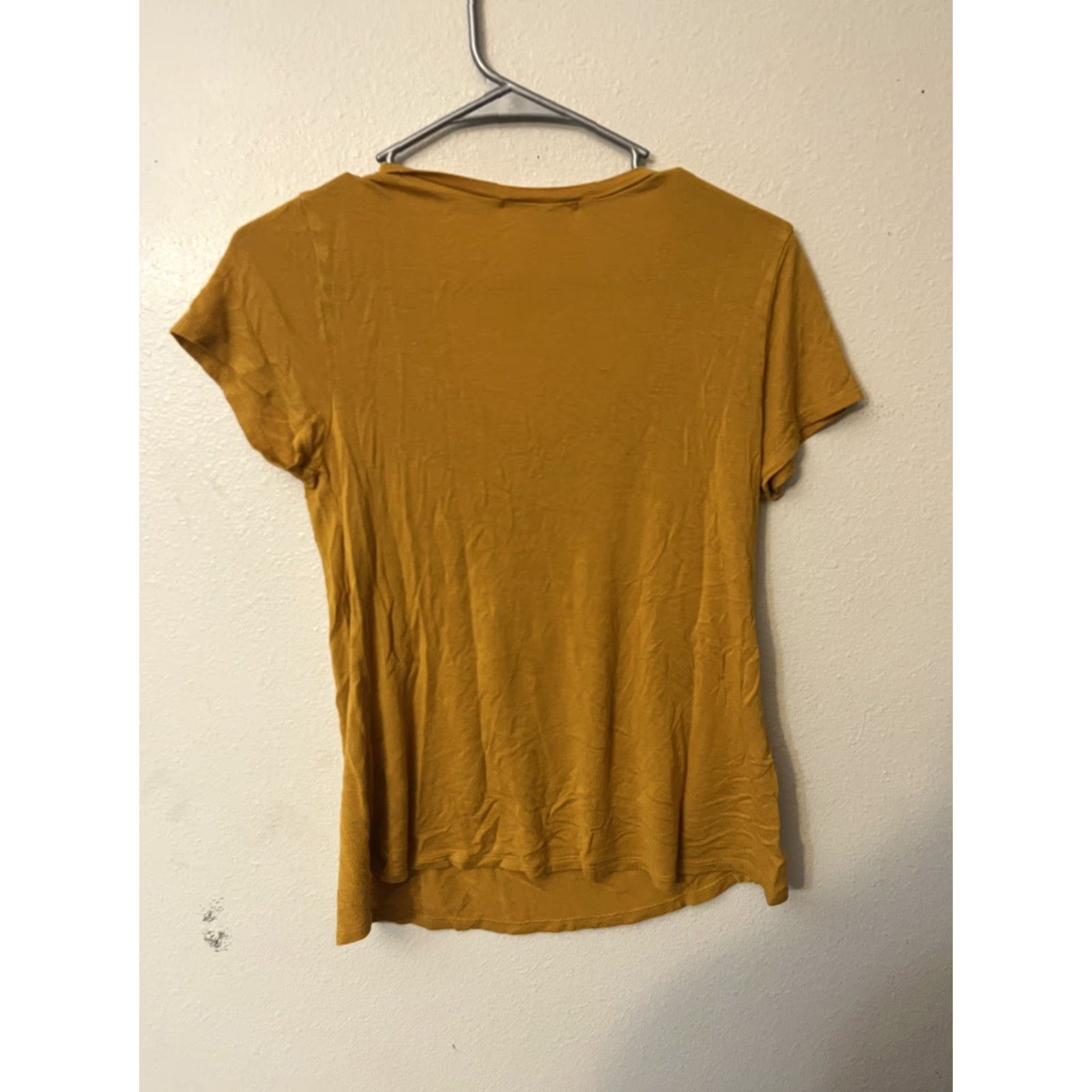 Vintage ACTIVE BASIC Sexy Scoop Neck Short Sleeve T Shirt Stretch Cotton Tee - Black - Size S - Juniors/Women - Slim Fit - Casual T-Shirt Size S / US 4 / IT 40 - 3 Thumbnail