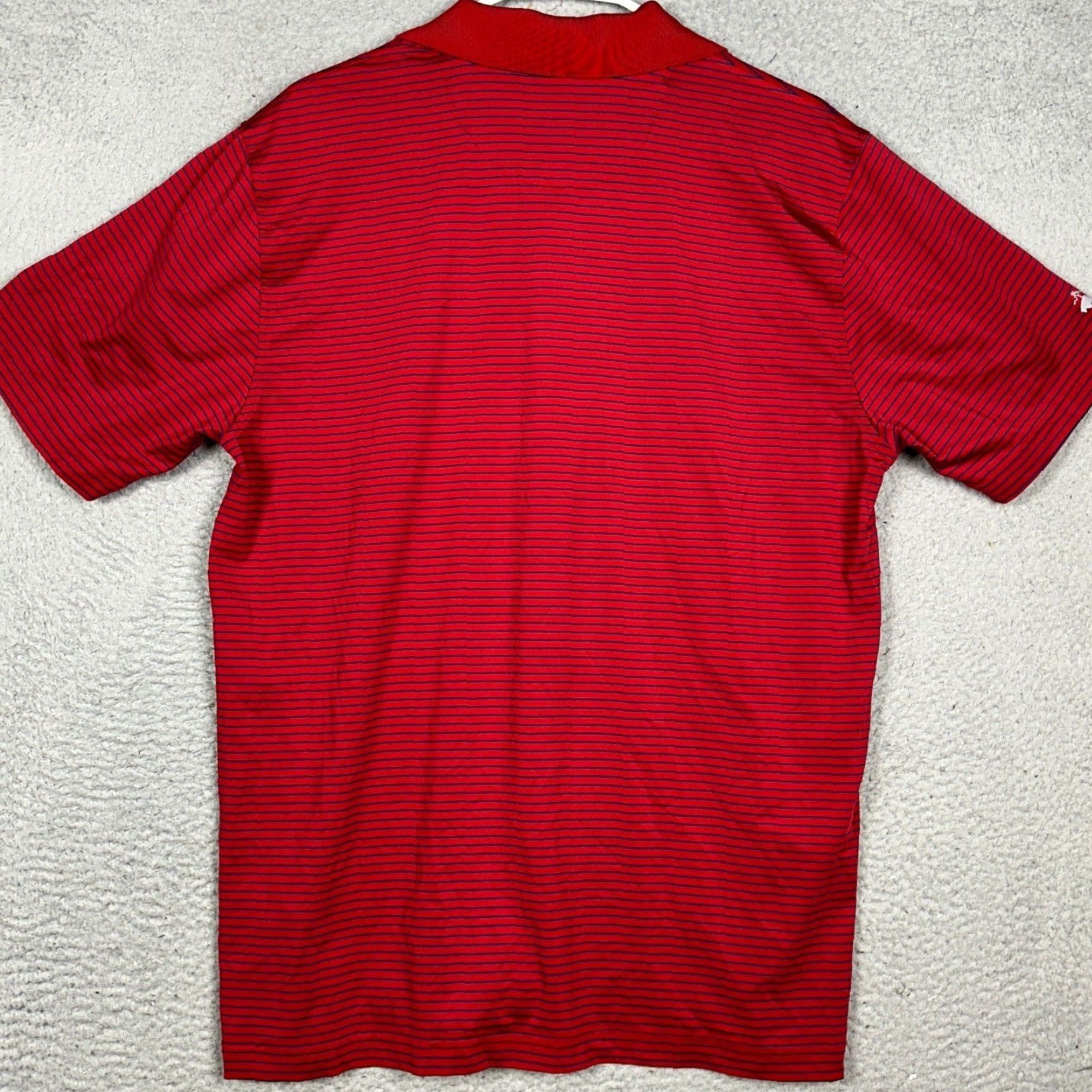 Brooks Brothers Brooks Brothers Polo Shirt Men XL Red Striped Short Sleeve Logo Button Collared Lightweight Breathable Golf Casual Workwear Size US XL / EU 56 / 4 - 2 Thumbnail