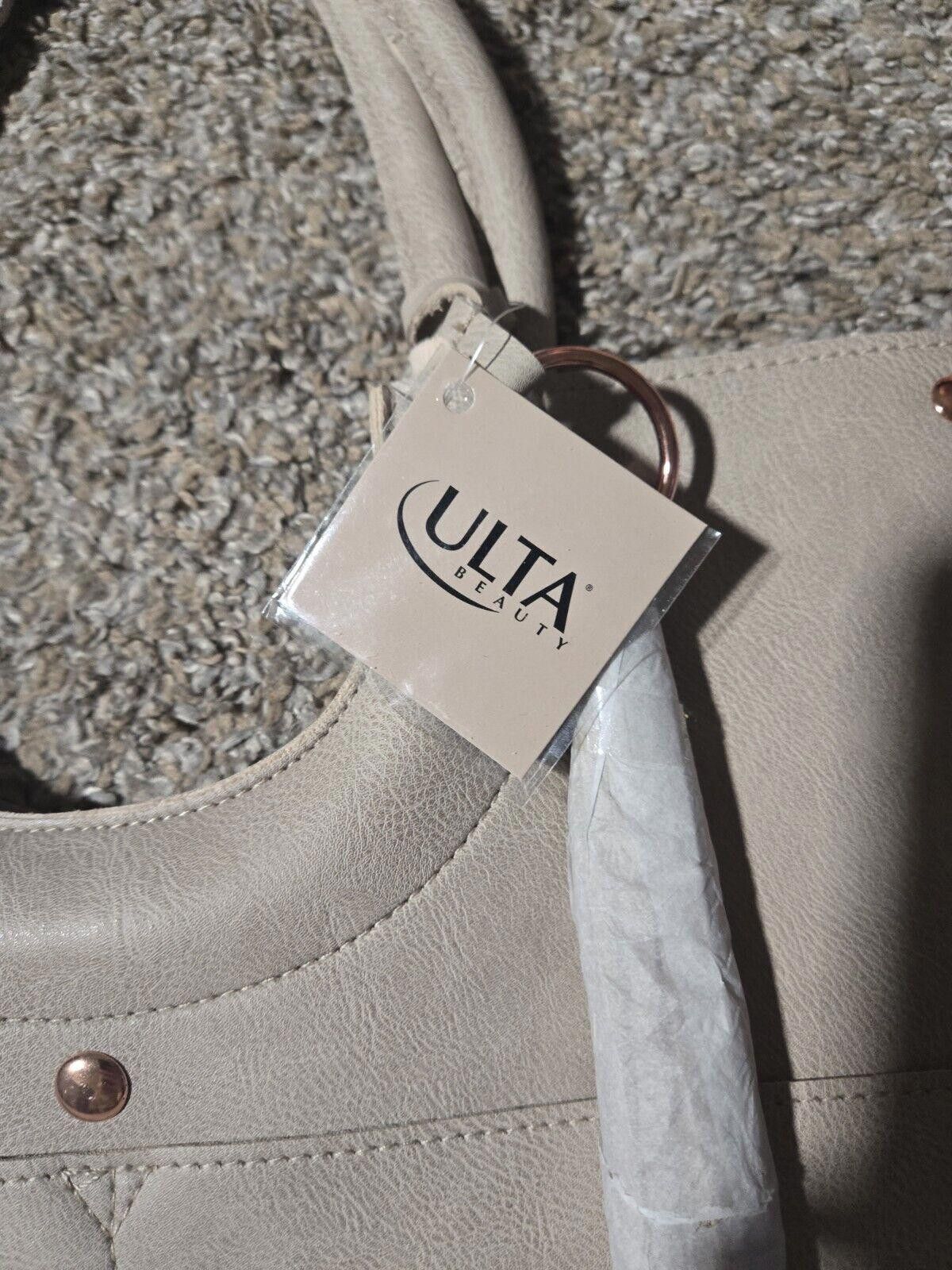Designer Ulta Beaty Taupe Color Suede Feel Shoulder Bag Tassel NWT Size ONE SIZE - 2 Thumbnail
