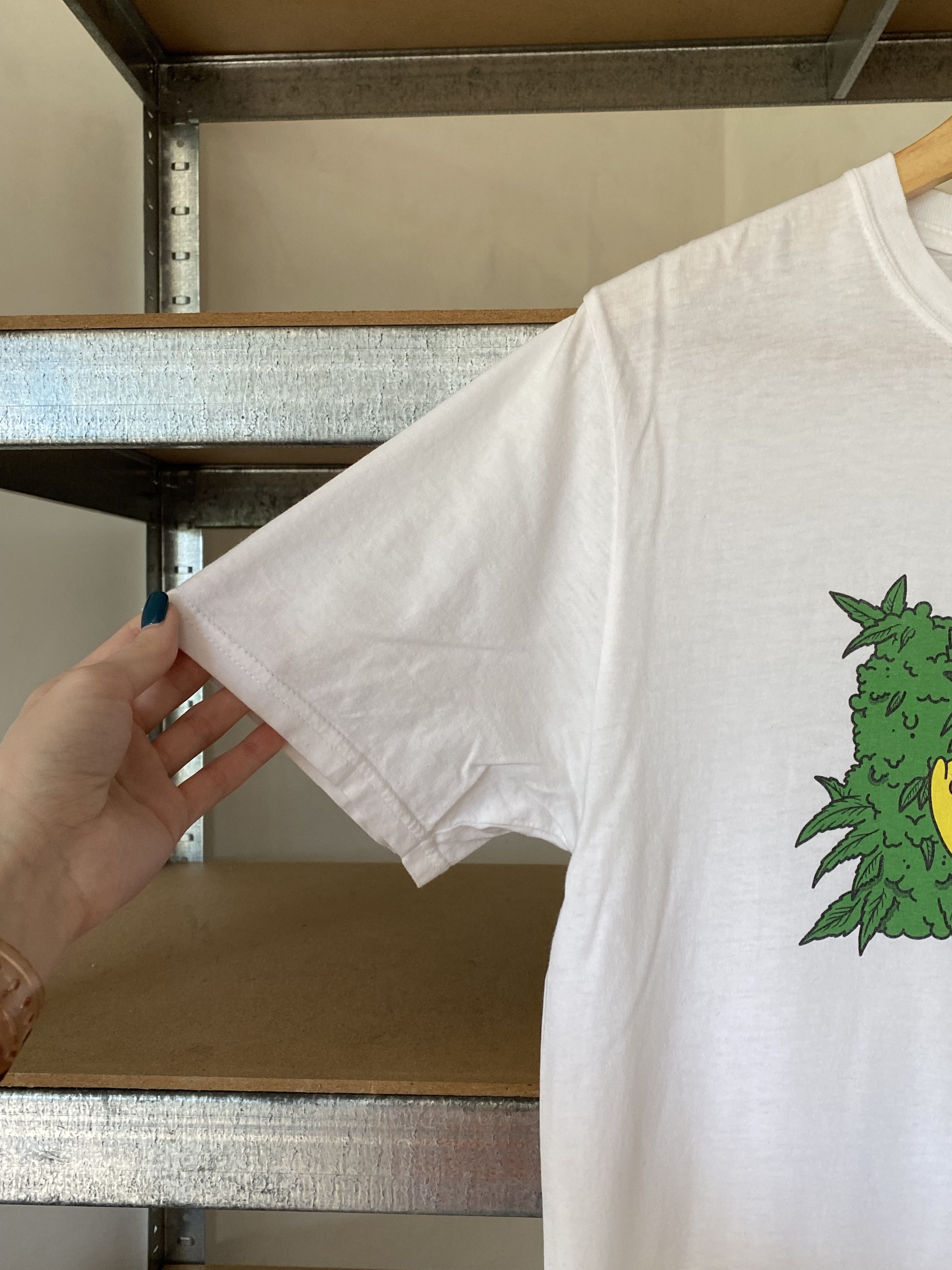 Cartoon Network The Simpsons Vintage Homer Weed White Tee Size US M / EU 48-50 / 2 - 6 Thumbnail
