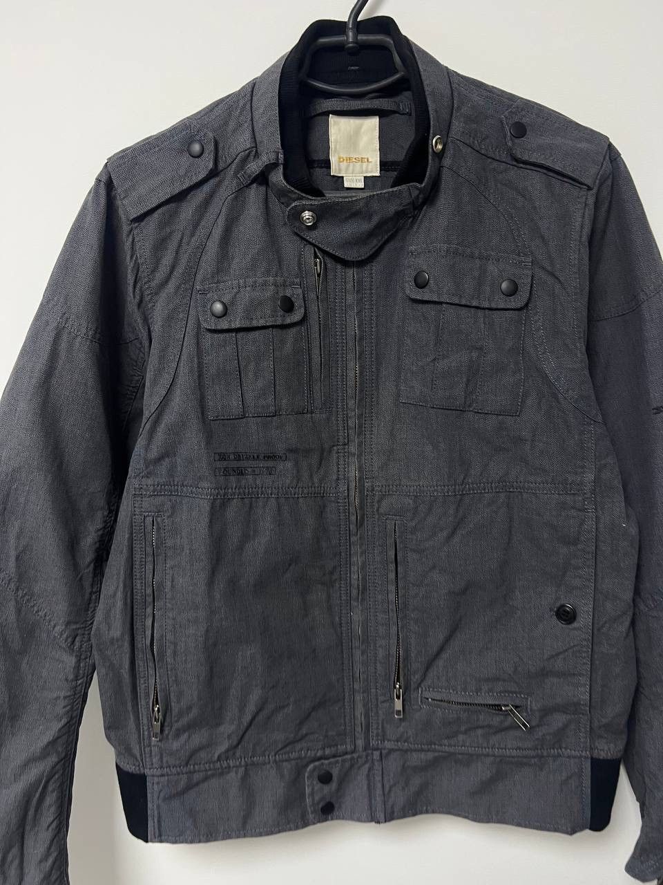 Diesel Vintage Diesel Bomber Jacket Multi Pocket Avangard Style XXL Size US XXL / EU 58 / 5 - 10 Thumbnail