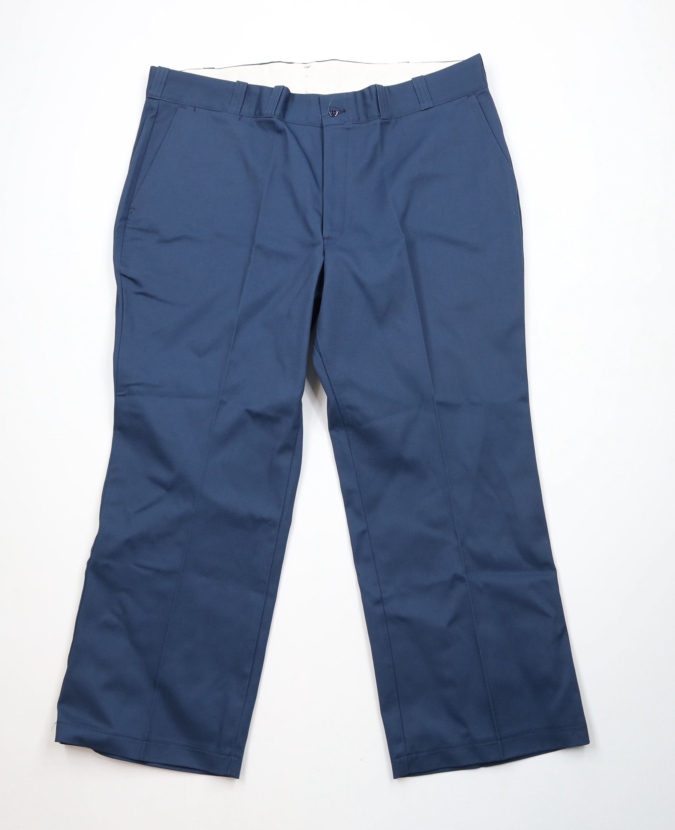 Vintage Deadstock Vintage 90s Big Mac Rugged Twill Work Pants Blue Size US 42 / EU 58 - 1 Thumbnail