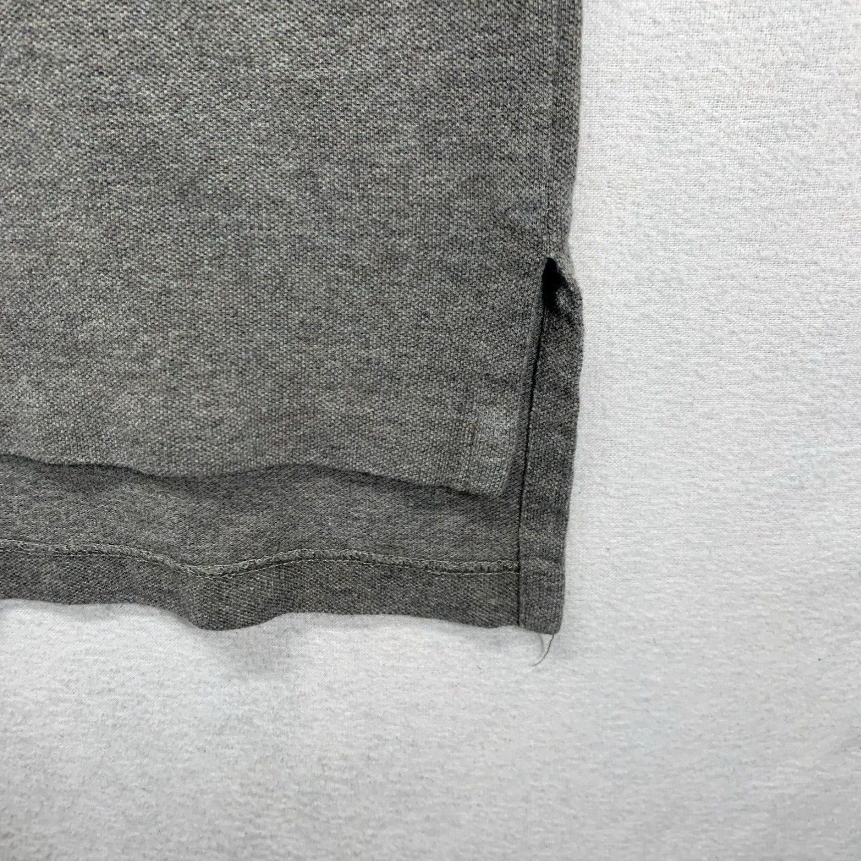 Polo Ralph Lauren Polo Ralph Lauren Button-Up Shirt Large 100% Cotton Short Sleeve Gray Solid Preppy Classic Mens Size US L / EU 52-54 / 3 - 6 Thumbnail