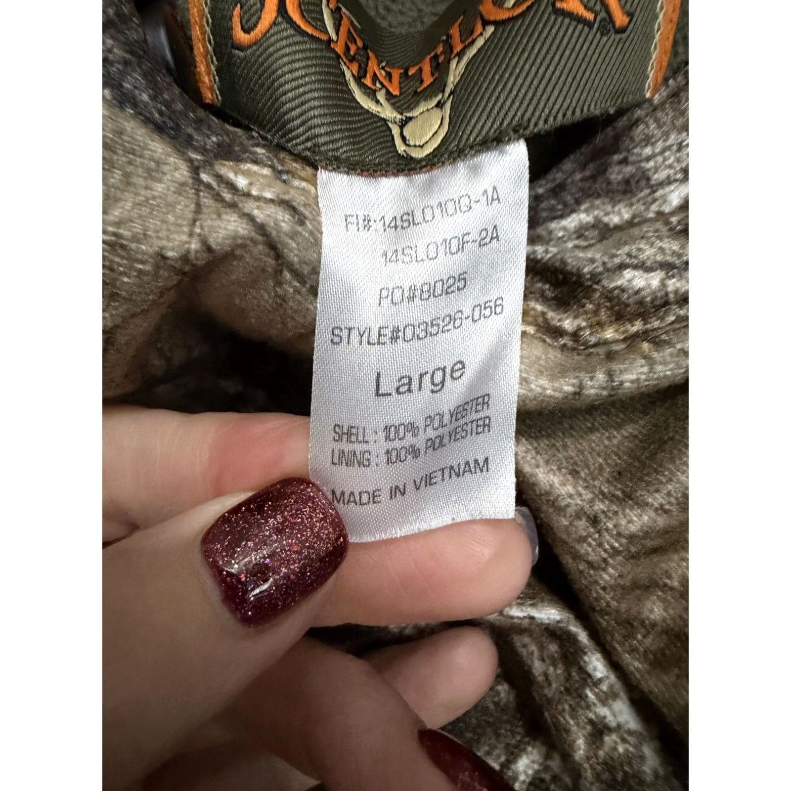 Vintage ScentLok Snow Pants Mens L Camo Fleece Lined Insulated Adjustable Waist Hunting Size US 33 - 4 Thumbnail