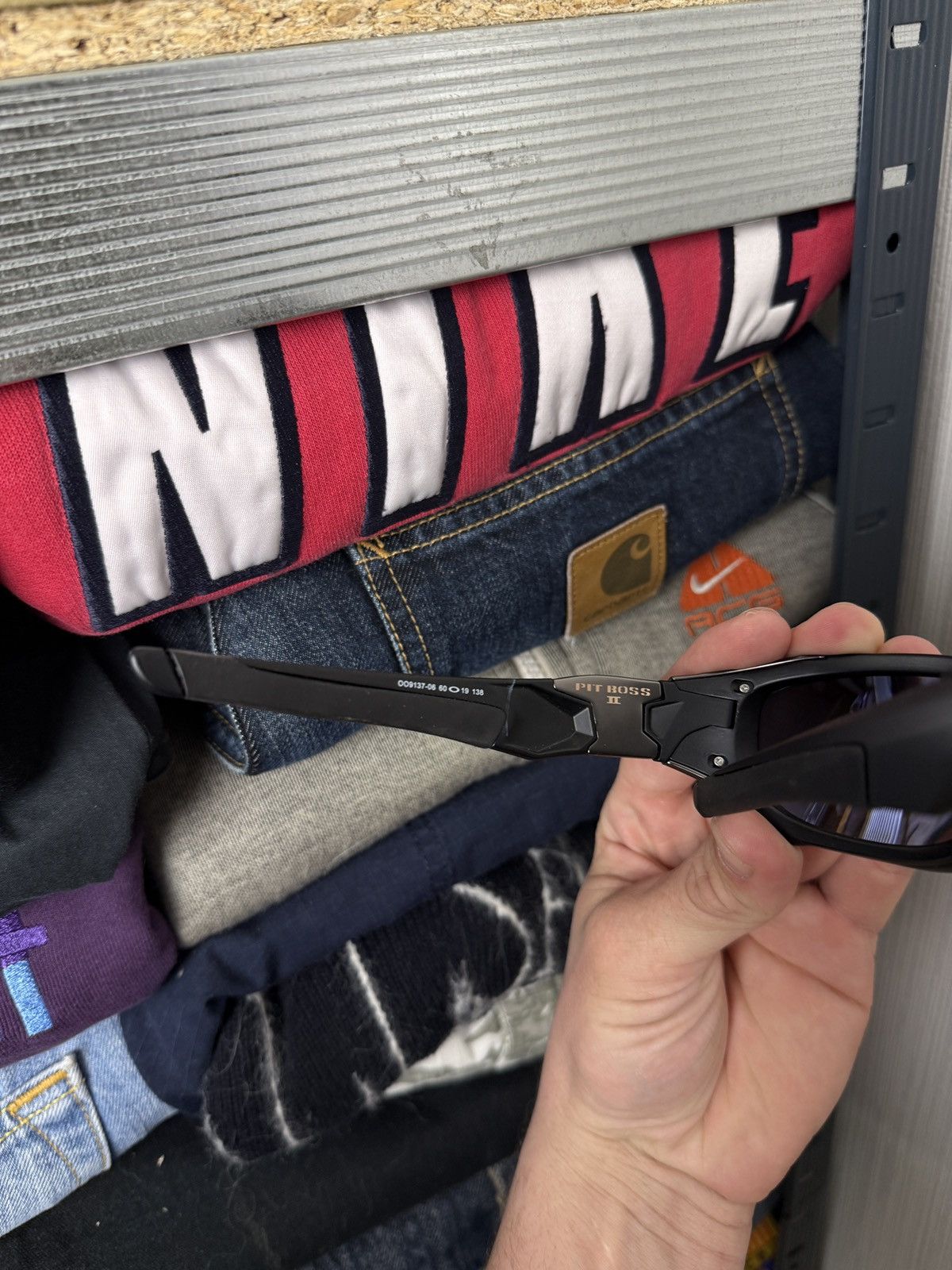 Oakley Crazy Y2K OAKLEY PIT BOSS 2 Sunglasses Size ONE SIZE - 10 Thumbnail