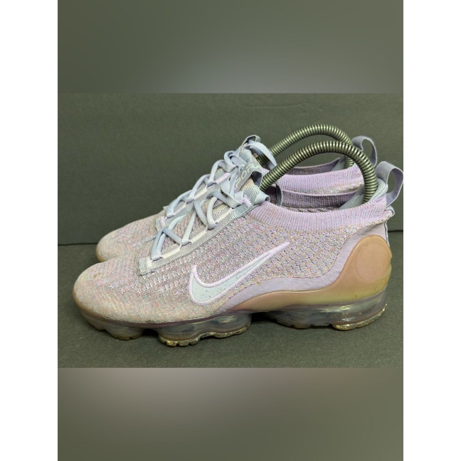 Nike WOMENS NIKE AIR VAPORMAX 2021 FK FLYKNIT NIGHT LILAC" SZ 6 Size US 6 / EU 39 - 1 Thumbnail