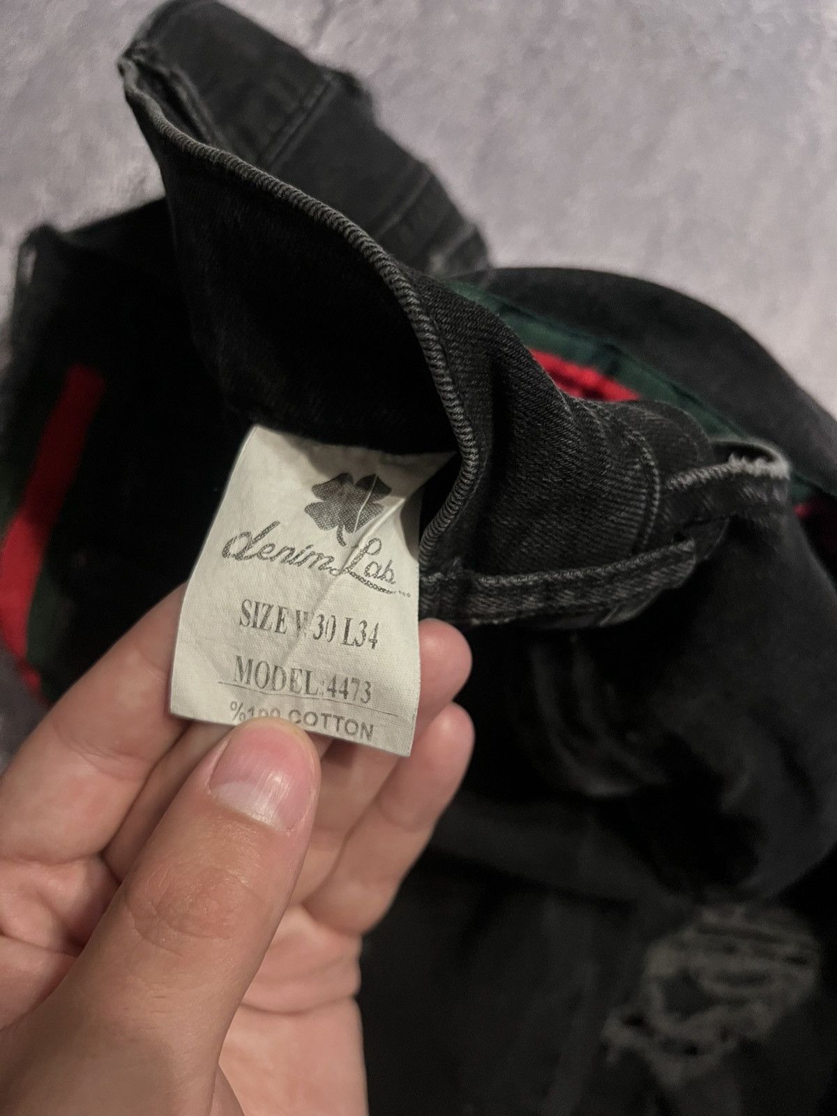Japanese Brand CRAZY Vintage Slim Fit Drip Jean - Archive Y2K Avan Grunge Size US 29 - 5 Thumbnail