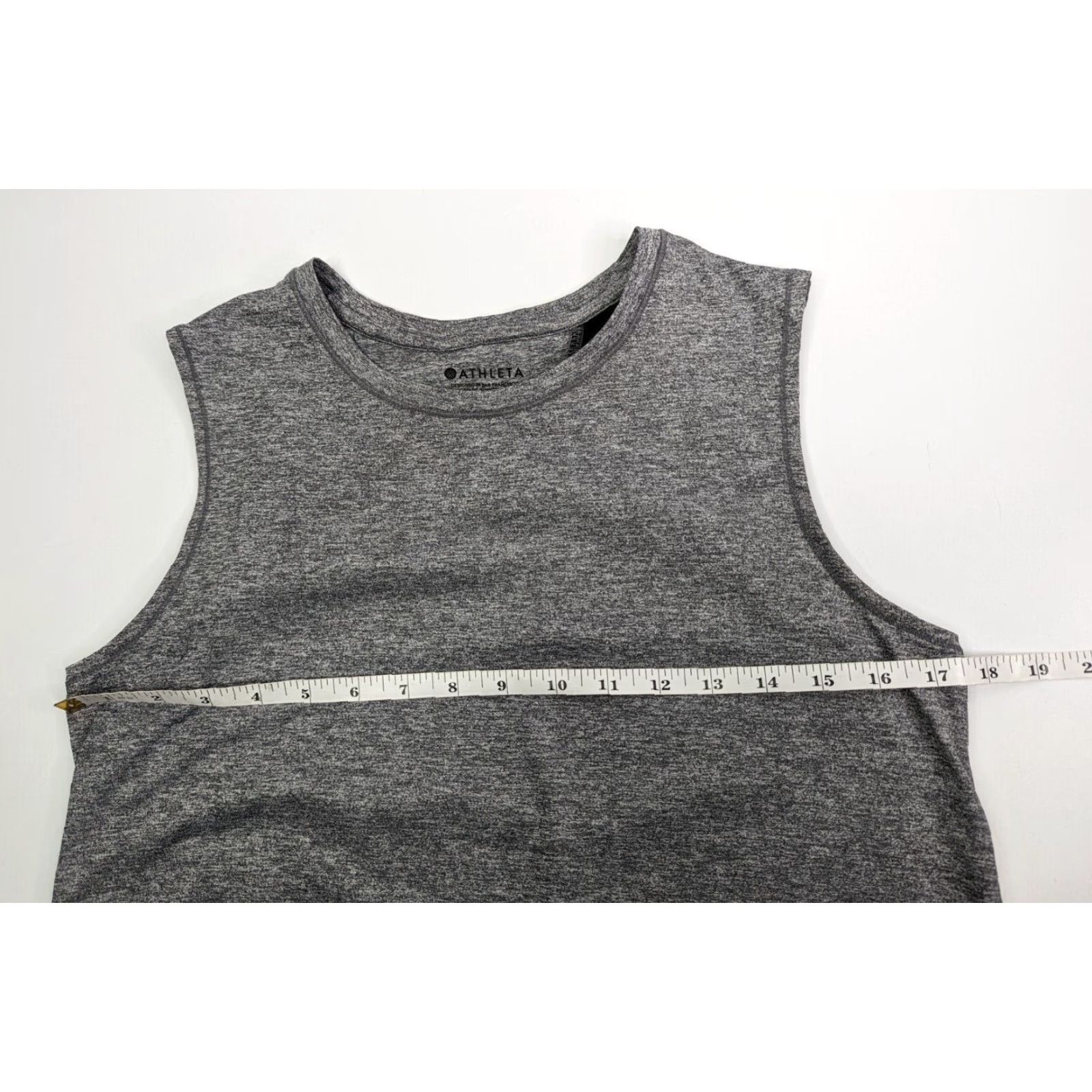 Athleta Athleta Tank Top Women’s S Gray Sleeveless Sunlover Crew Neck Pullover Back | Activewear | Nylon Lycra Polyester | 211628 Size S / US 4 / IT 40 - 5 Thumbnail