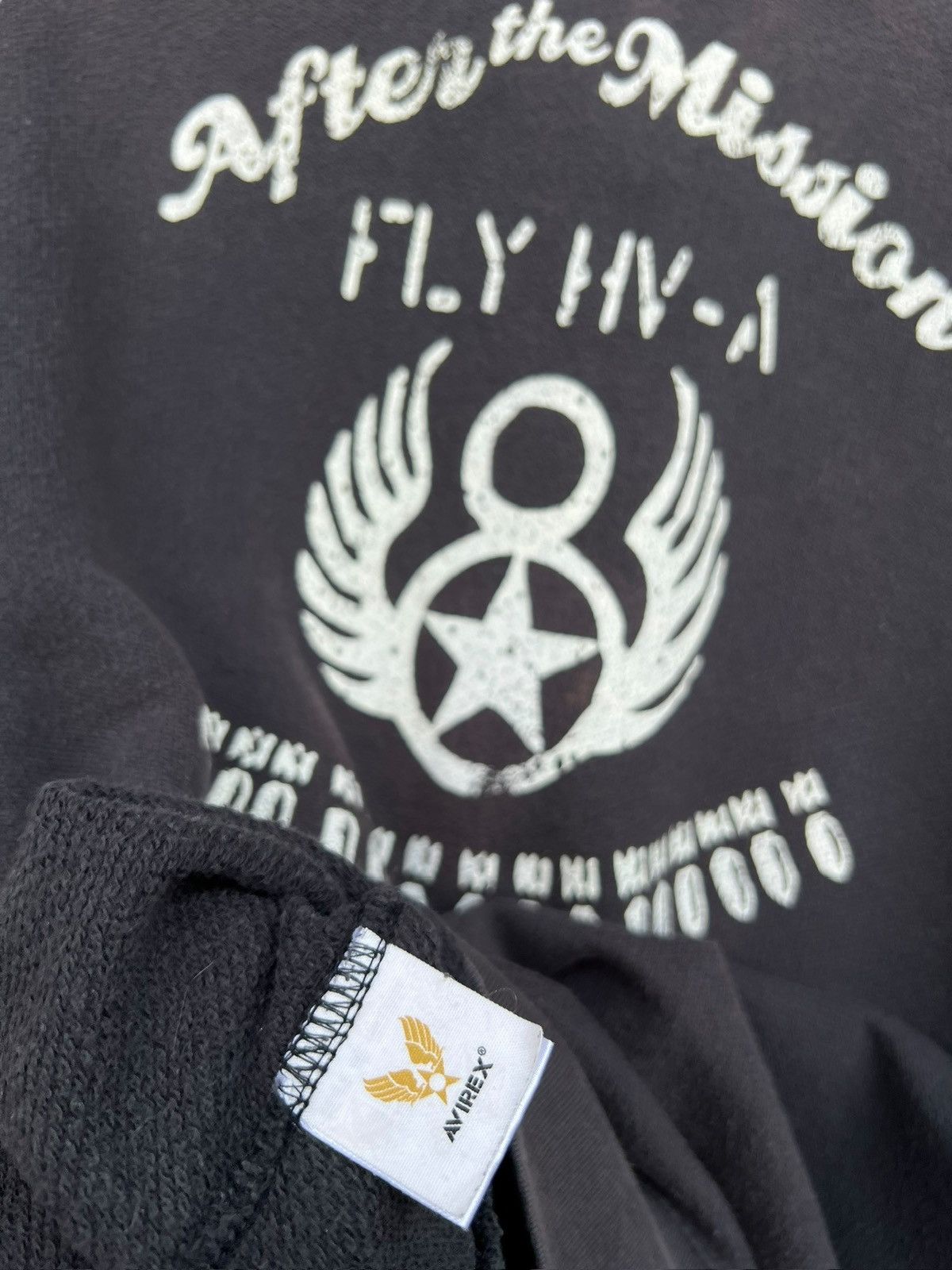 Avirex Y2k AVIREX USAAF Black Sweater Size US S / EU 44-46 / 1 - 9 Thumbnail