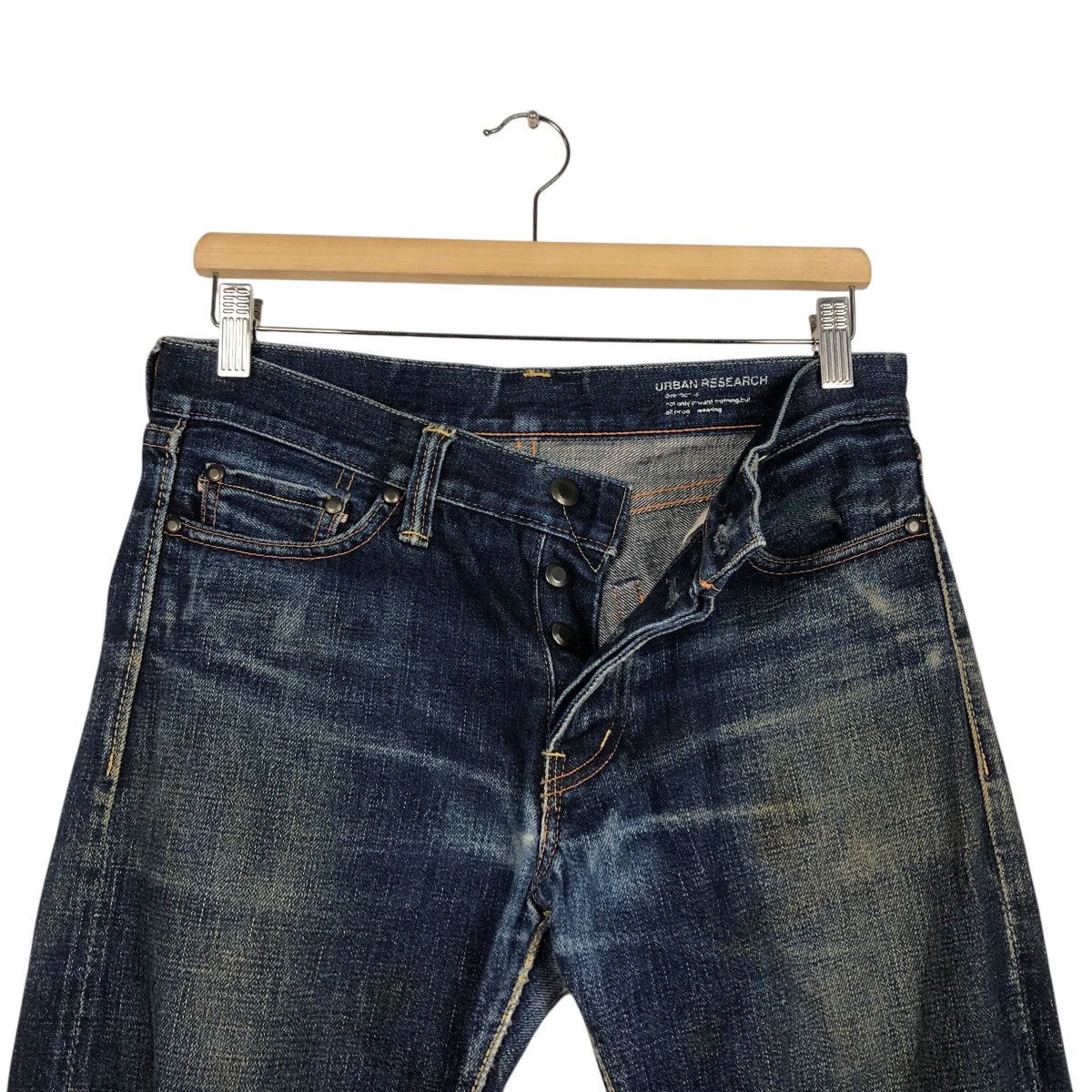 Japanese Brand 📌Vintage Denim Jeans Urban Research Redline Issey Miyake Size US 32 / EU 48 - 17 Thumbnail
