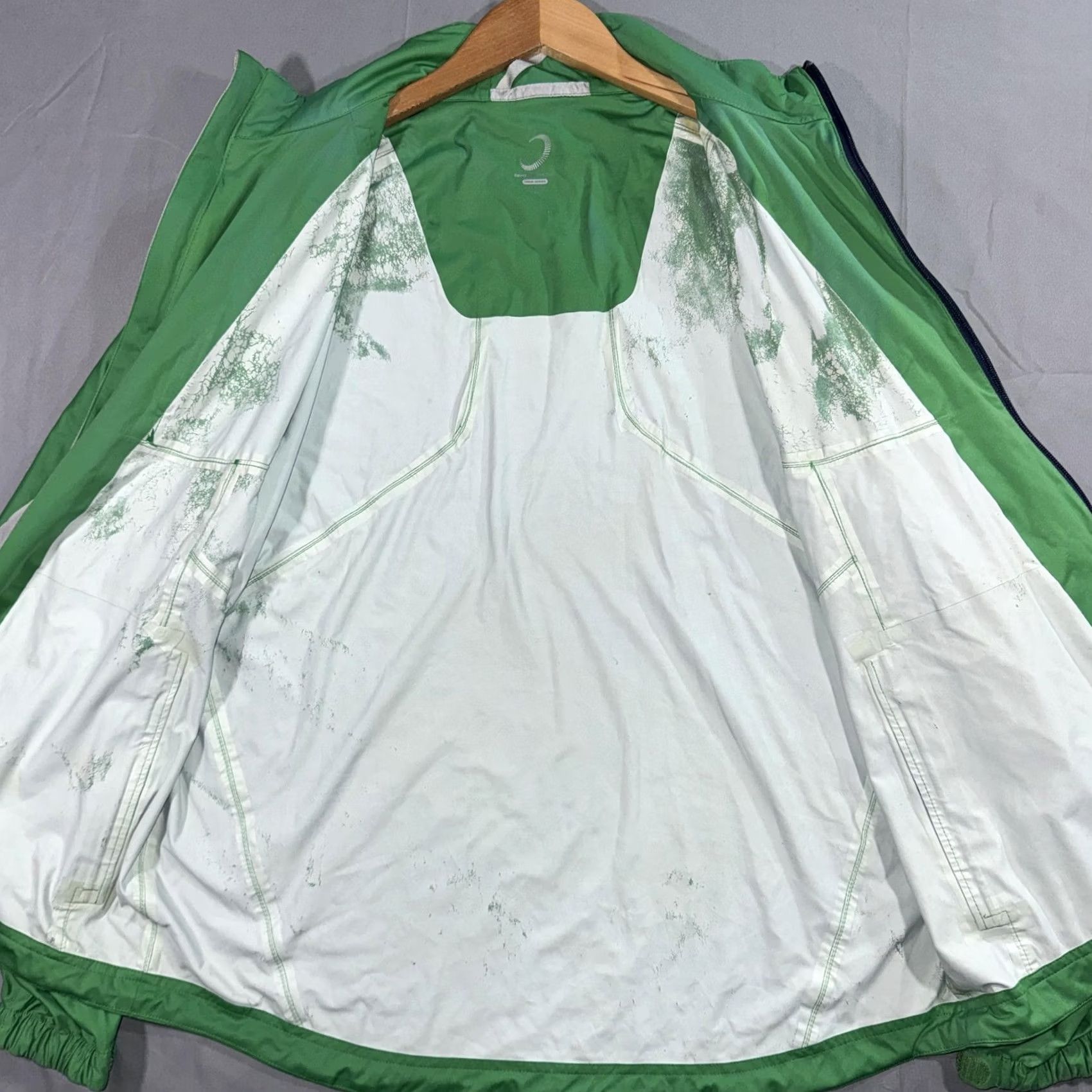 Vintage Zero Restriction Tour Series Jacket Mens L Green Full Zip Golf Windbreaker Size US L / EU 52-54 / 3 - 7 Thumbnail