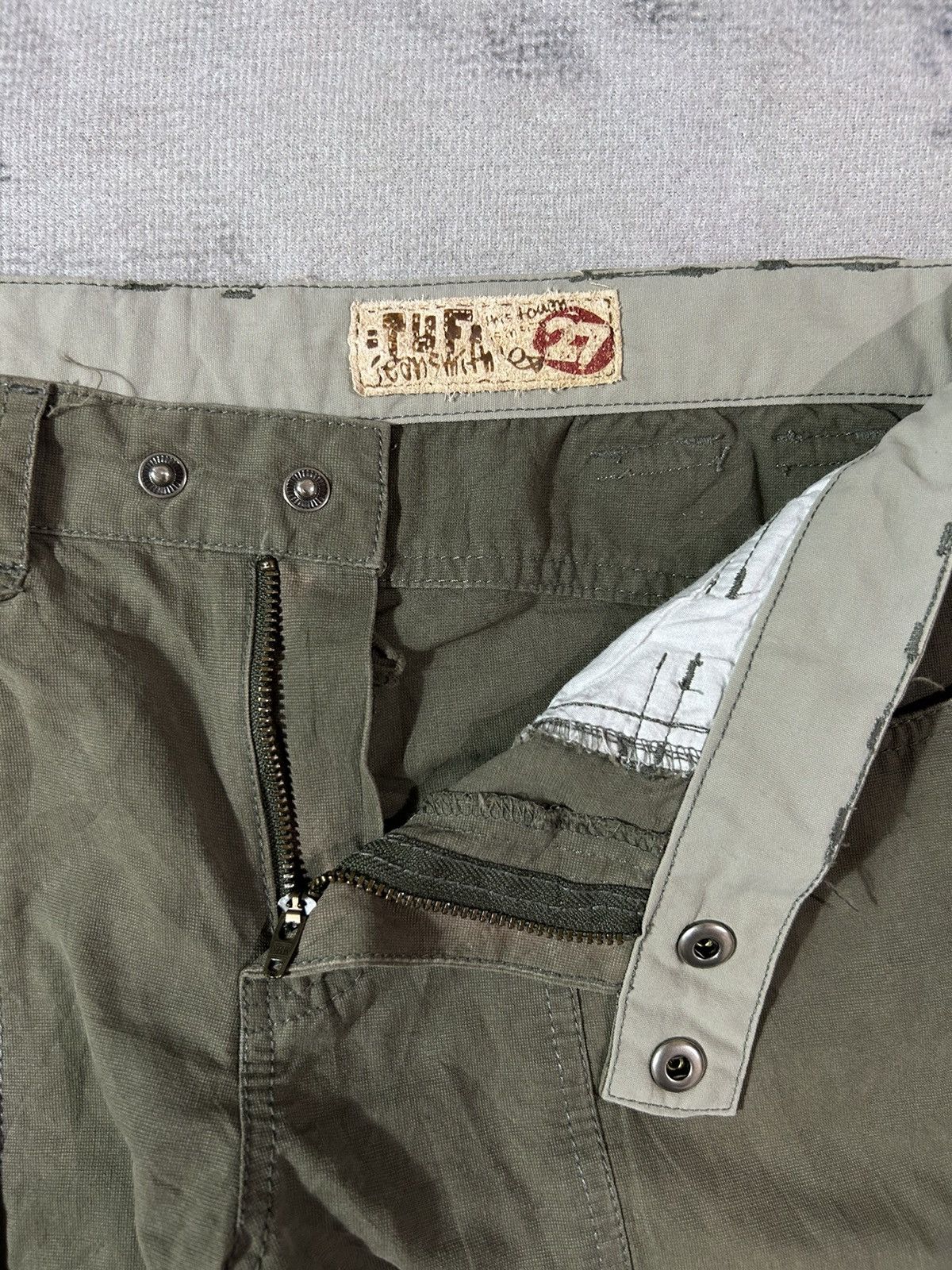 PPFM × Tornado Mart 2000s Military Tough Jeans Multi Cargo Pants Size US 32 / EU 48 - 12 Thumbnail