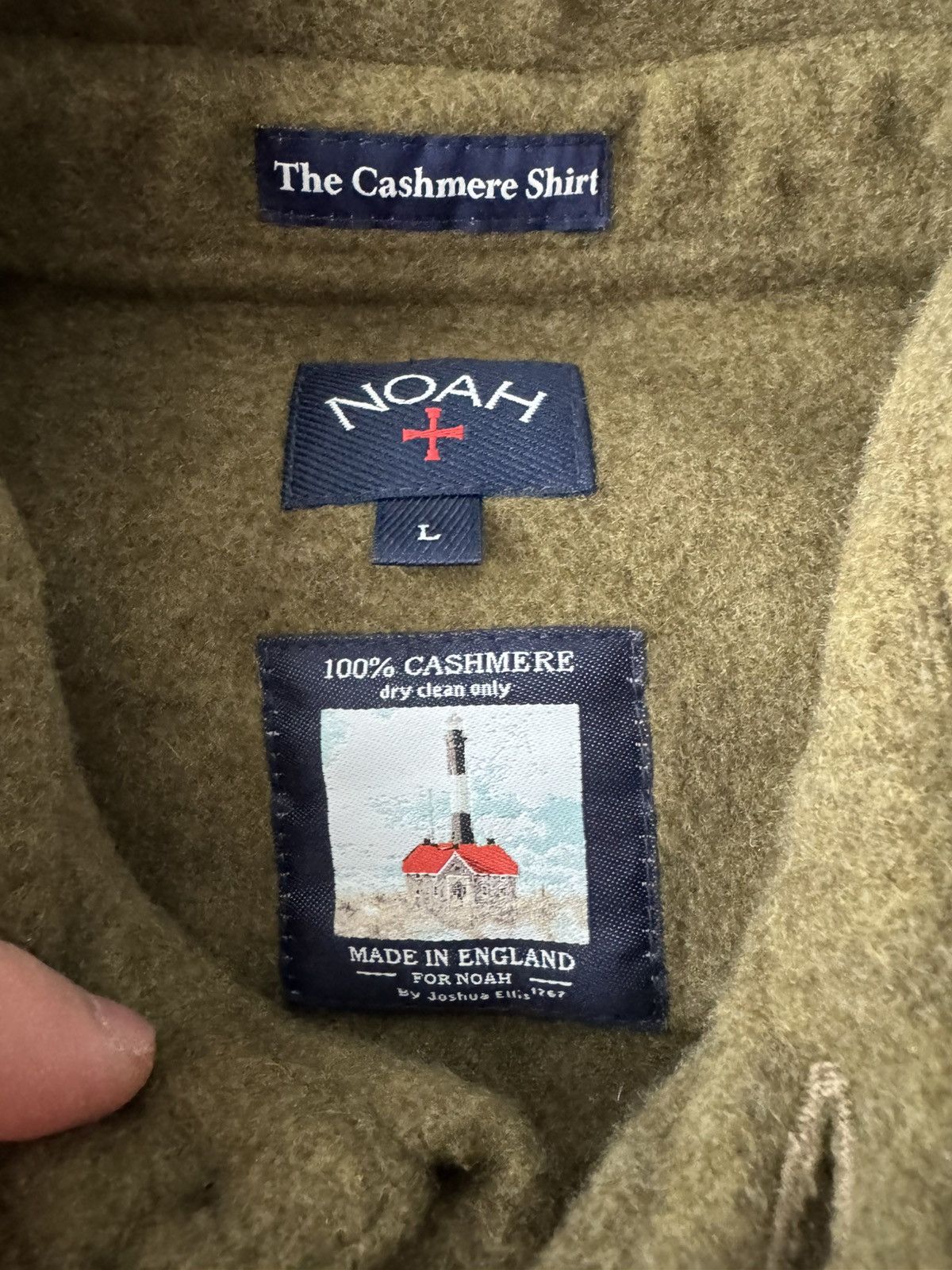 Noah Noah Cashmere CPO Shirt Size US L / EU 52-54 / 3 - 2 Thumbnail