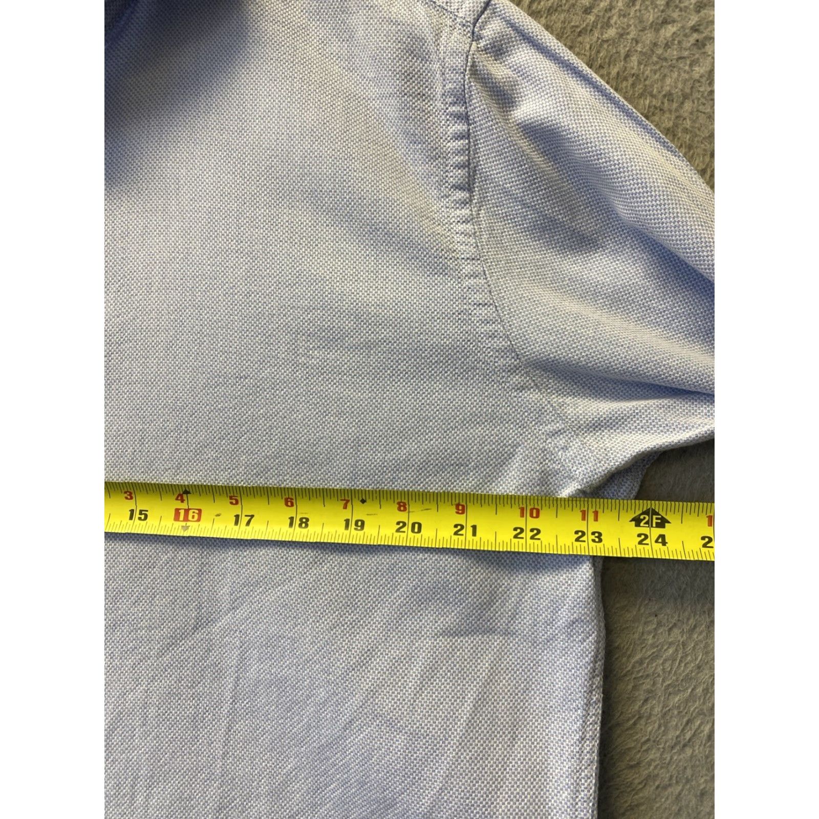 Nordstrom Nordstrom Nordstrom Rack Button Shirt Mens 17 34/35 Blue Patterned Dress Shirt Slim 100% Cotton Regular Computer N/A Size US XL / EU 56 / 4 - 6 Thumbnail
