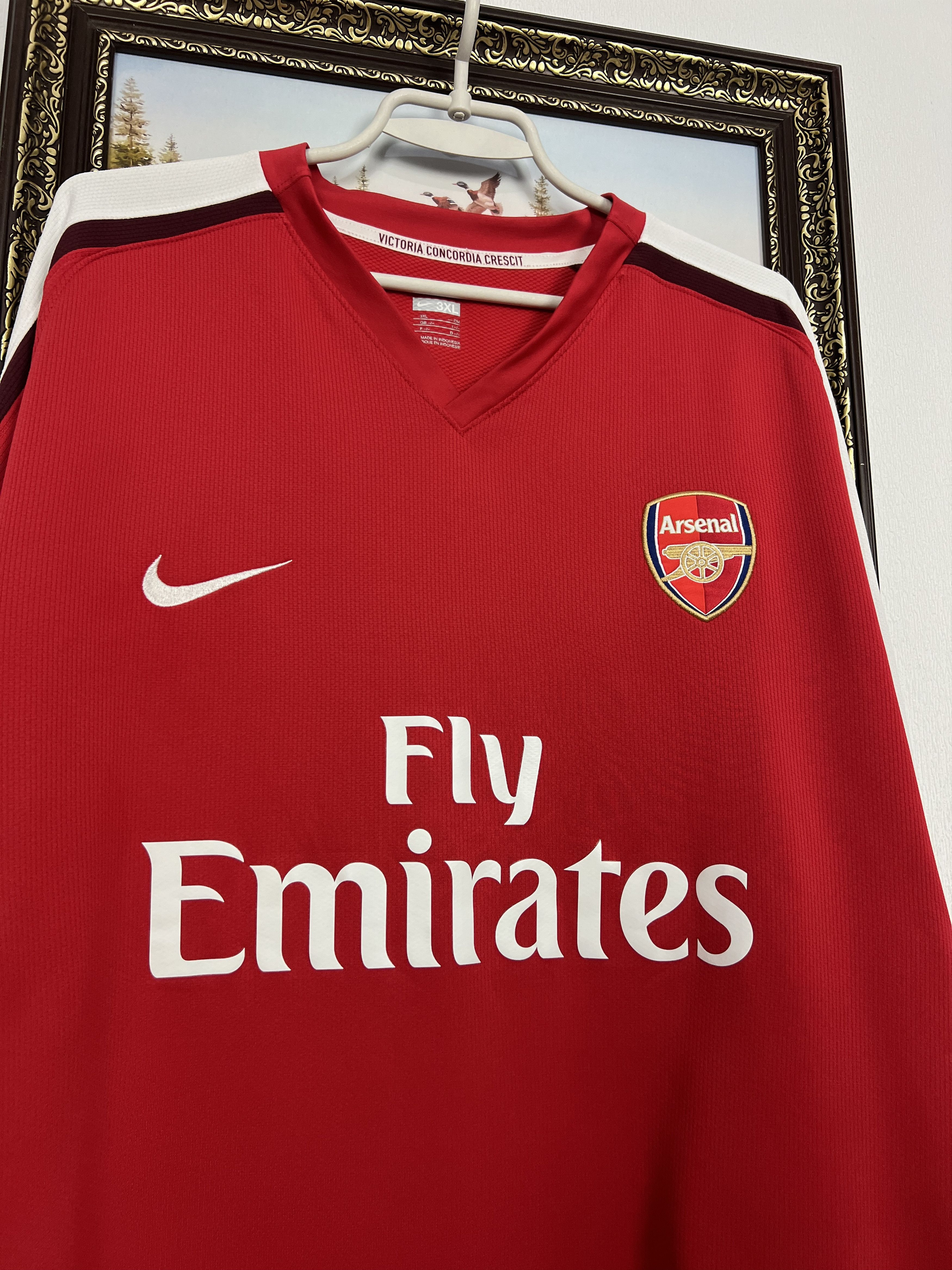 Nike Arsenal football shirt Soccer Jersey Trikot Long Sleeve 3XL Size US XXL / EU 58 / 5 - 3 Thumbnail