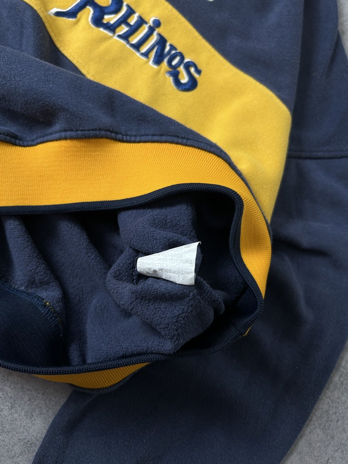 Asics Vintage Asics Rhinos big logo sweatshirt mens blue Size US S / EU 44-46 / 1 - 6 Thumbnail