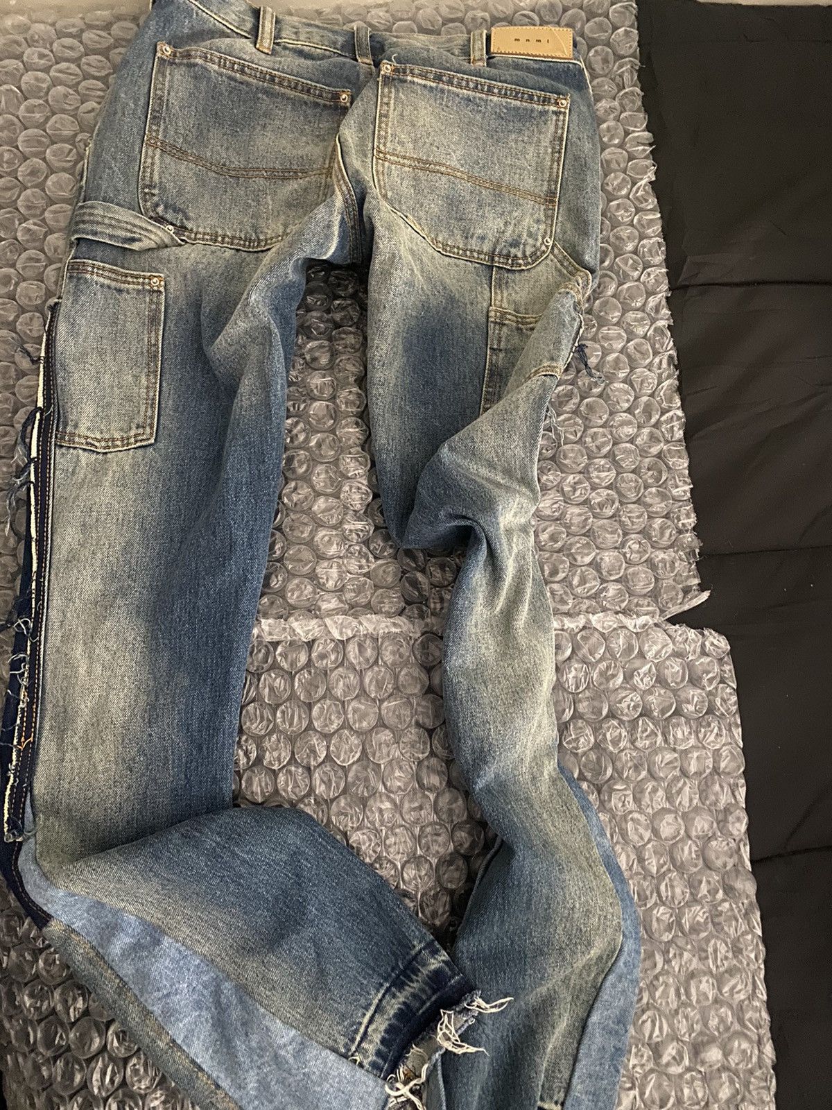 MNML × Vintage mnml Patchwork Denim Size US 30 / EU 46 - 2 Thumbnail