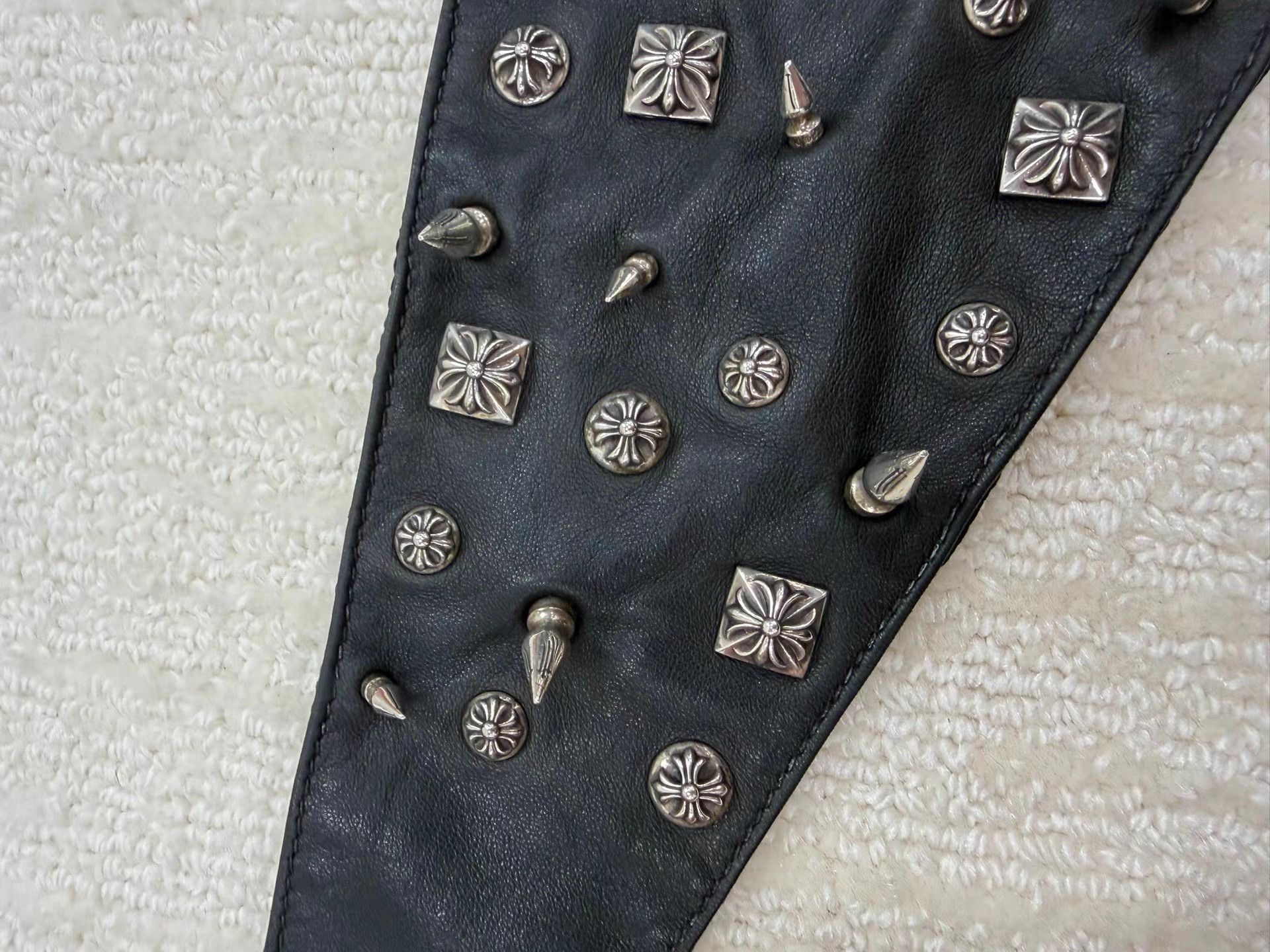 Chrome Hearts Chrome Hearts Full Silver Embellished Scarf & Face Mask K2 Size ONE SIZE - 7 Thumbnail