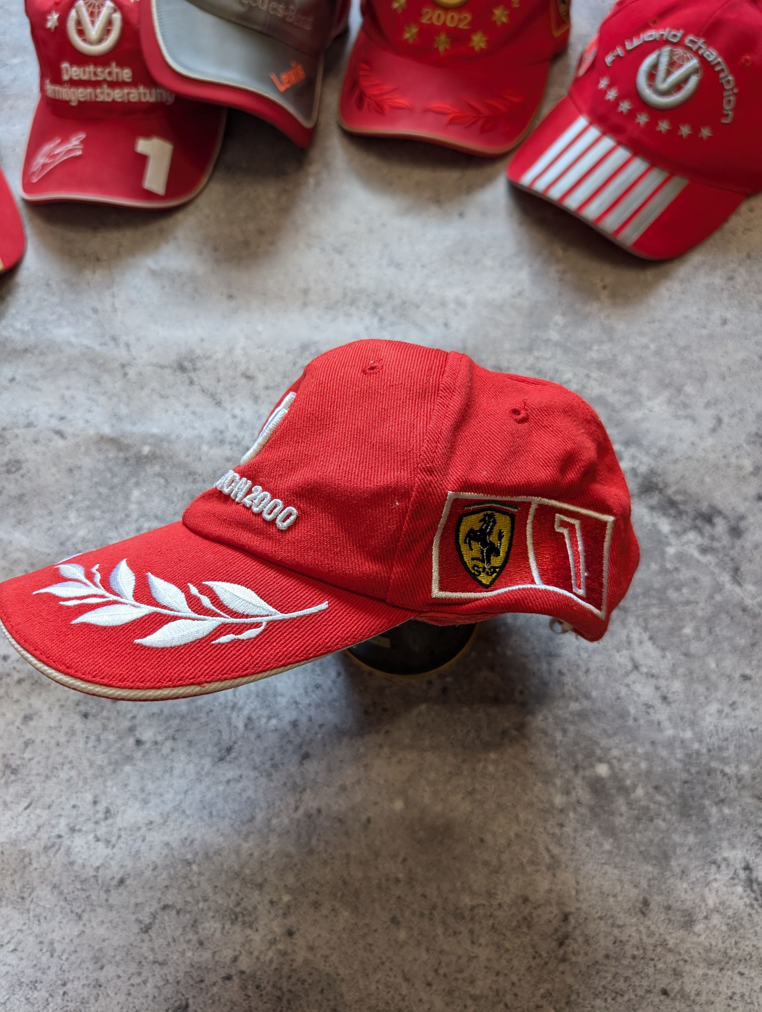 Ferrari × Formula 1 × Vintage Vintage Michael Schumacher F1 World Championship 2000 Hat Size ONE SIZE - 2 Thumbnail