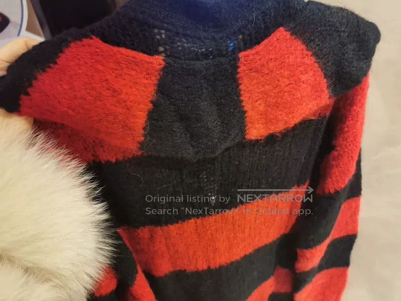 Valentino Valentino Black and red striped cardigan Size S / US 4 / IT 40 - 2 Thumbnail