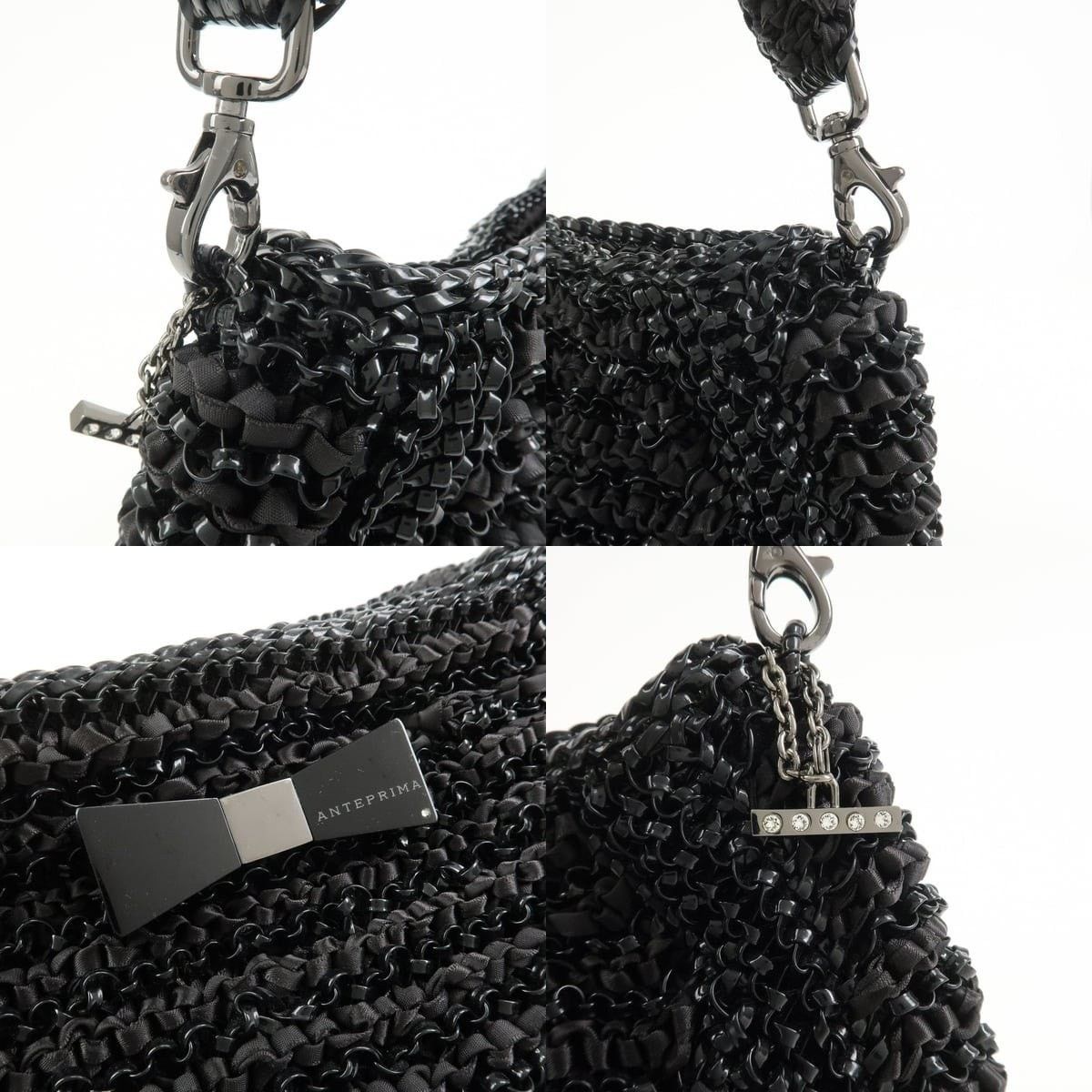 ANTEPRIMA Anteprima Wire Bag PVC Shoulder Black Size ONE SIZE - 6 Thumbnail