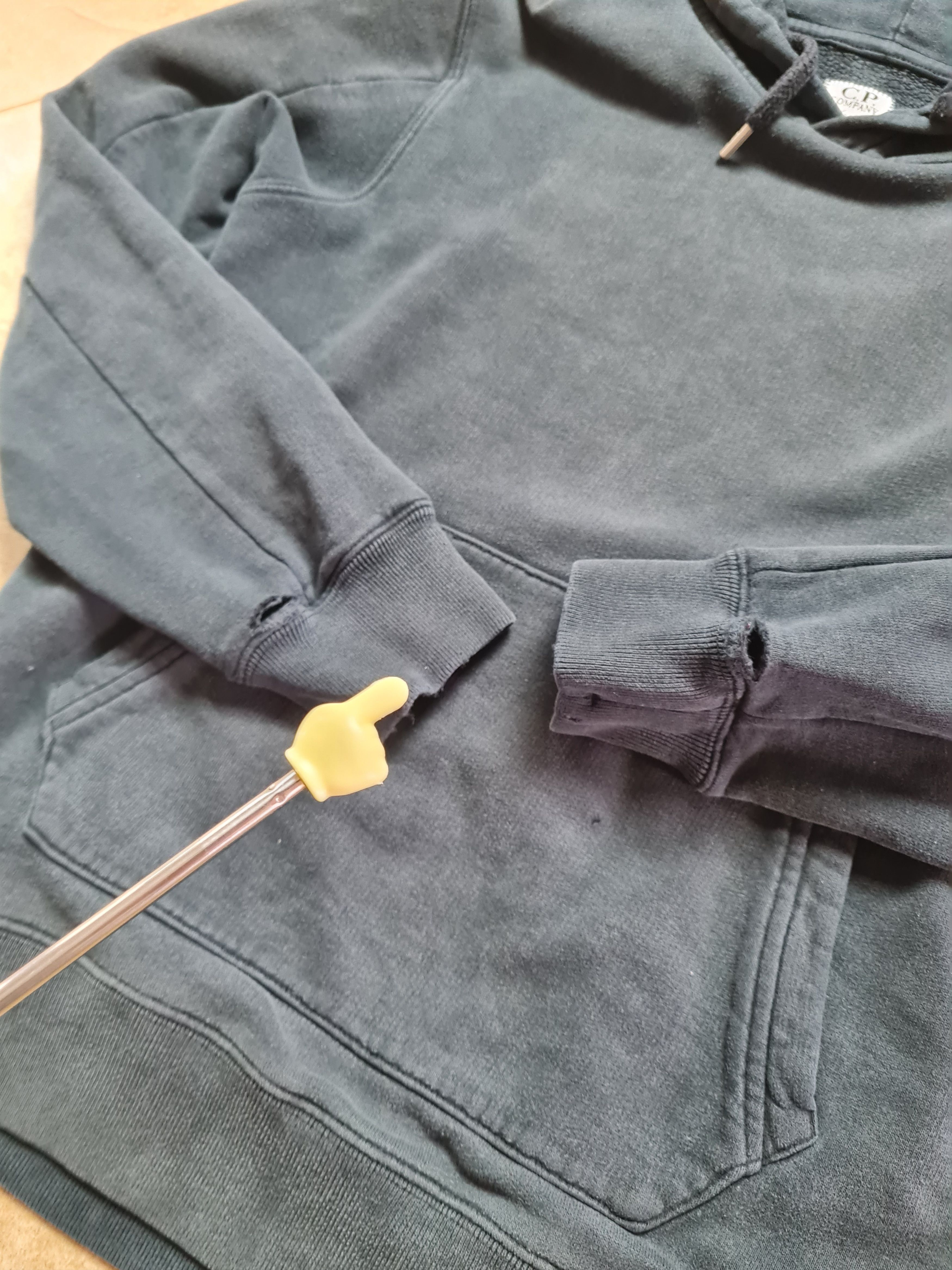 C.P. Company Vintage Hoodie CP Company Sweatshirt Grey With Knitted Hood Size US S / EU 44-46 / 1 - 24 Thumbnail