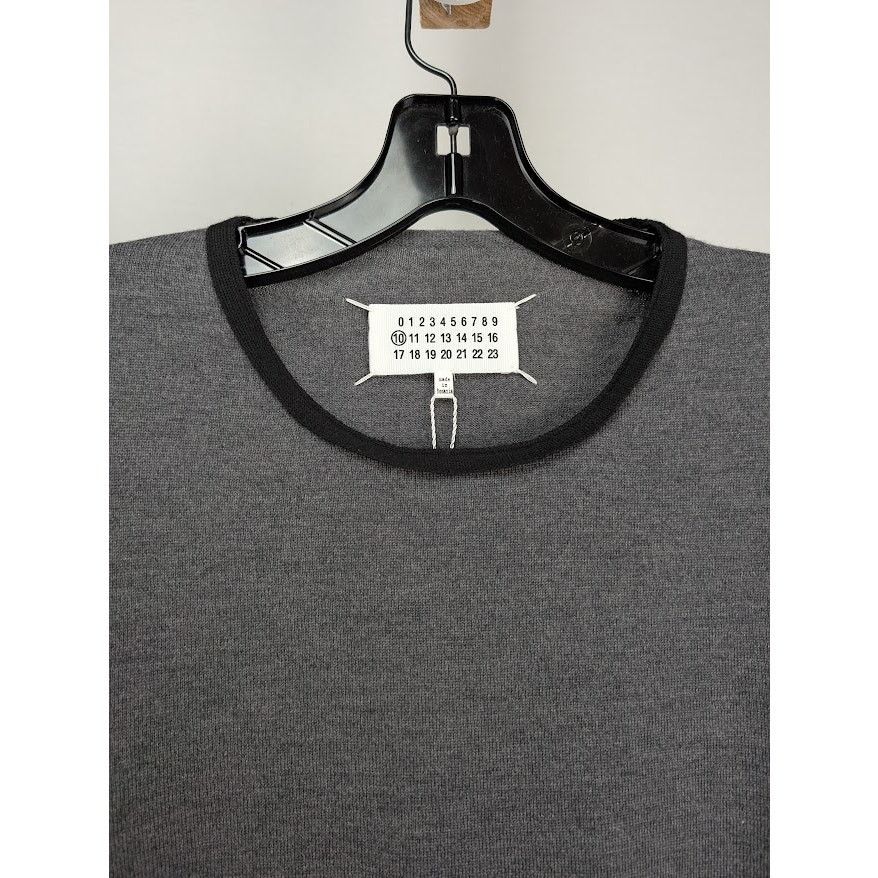 Maison Margiela o1rshd1 Knitwear Sweatshirt Sweater in Grey/Black Size US M / EU 48-50 / 2 - 3 Thumbnail