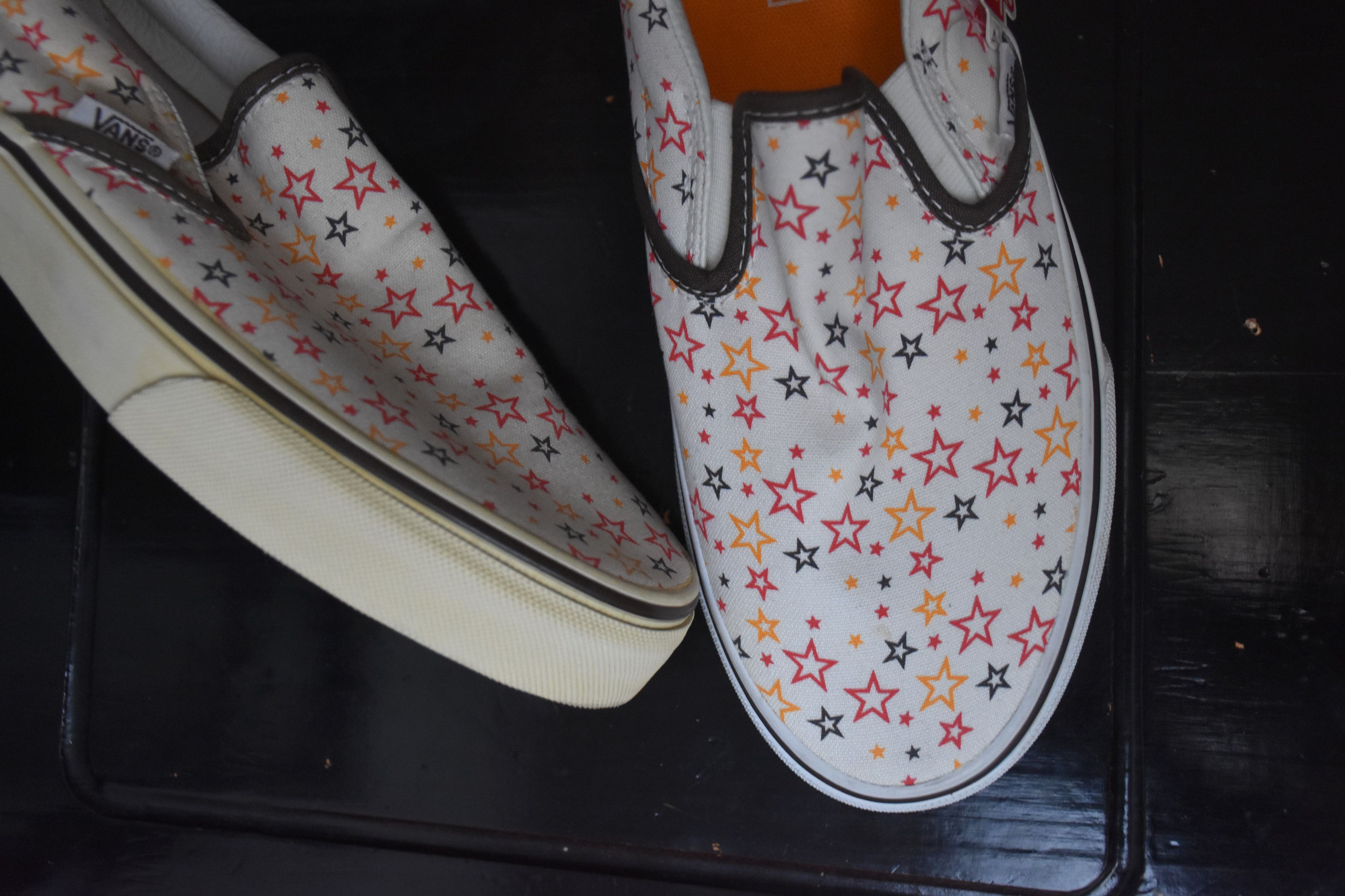 Vans × Vintage unworn Vintage 2006 Vans slip ons summer stars shoes Size US 9 / IT 39 - 3 Thumbnail