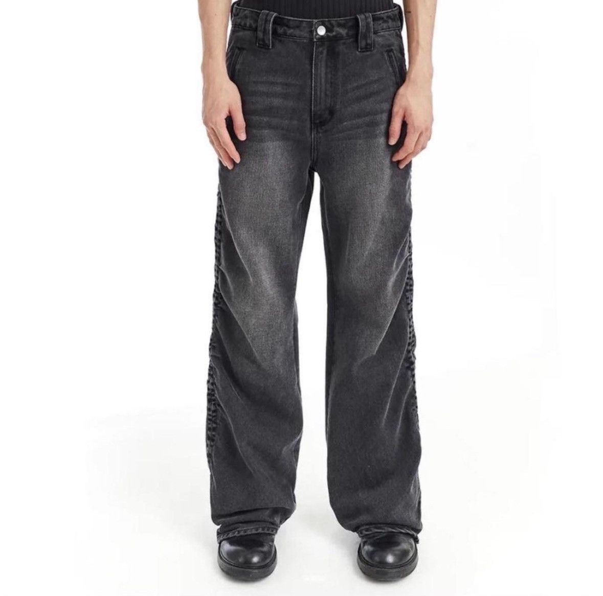Other Neverseez Black Wash Bootcut Jeans Size 26" / US 2 / IT 38 - 3 Thumbnail