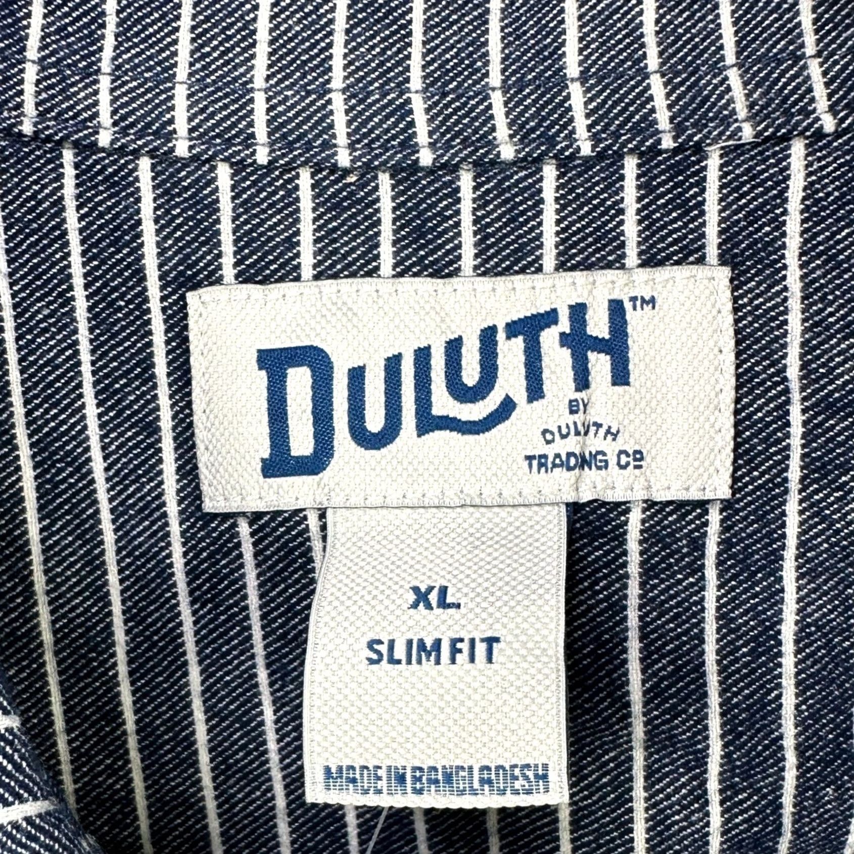 Duluth Trading Company VINTAGE Duluth Trading Co. Mens Flannel Shirt XL Blue Stripes Fee Swinging Slim Fit NEW Size US XL / EU 56 / 4 - 5 Thumbnail