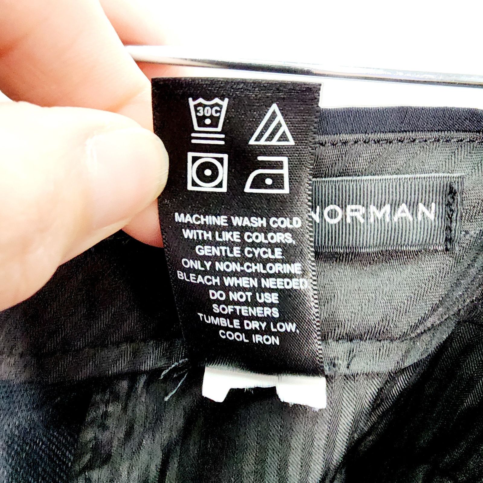 Greg Norman Greg Norman Black Flat Front Men's Dress Pants 36 x 32 Size US 36 / EU 52 - 6 Thumbnail