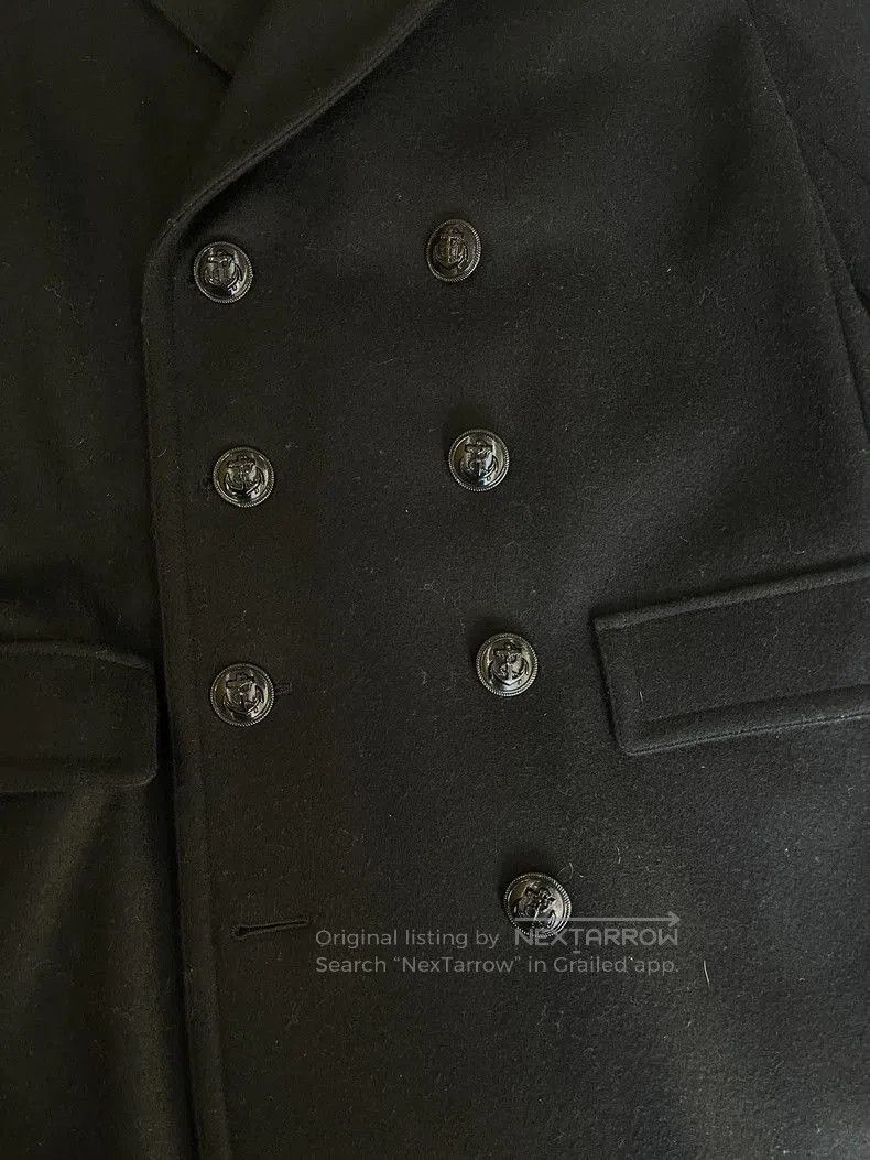 Saint Laurent Paris Saint Laurent Black Wool Coat. Size US L / EU 52-54 / 3 - 5 Thumbnail