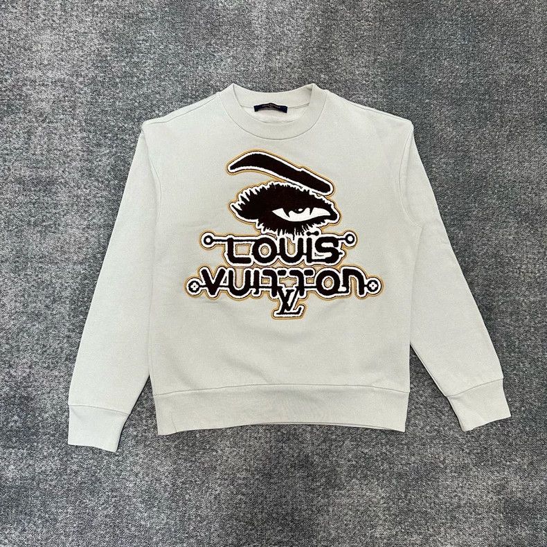 Louis Vuitton Louis Vuitton Eye Print Sweatshirt Size US S / EU 44-46 / 1 - 1 Thumbnail