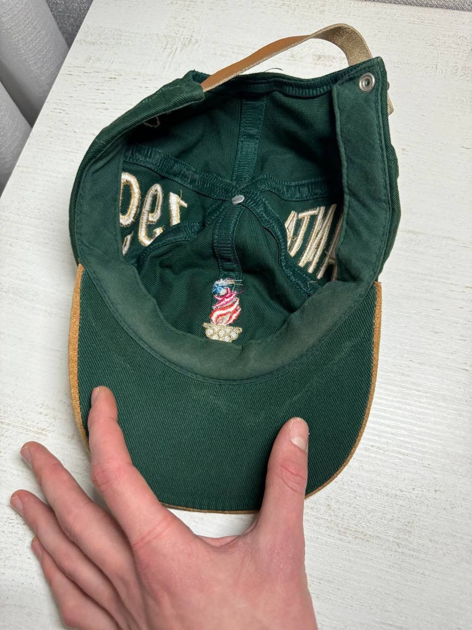 USA Olympics Vintage 1996 Olympic Cap Atlanta Mcdonalds Rare Cap Size ONE SIZE - 9 Thumbnail